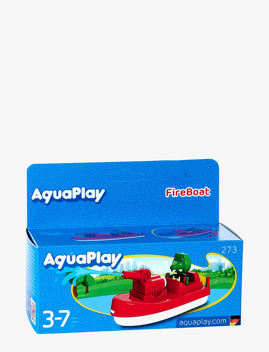 Aquaplay - AquaPlay FireBoat - badespielzeug - red - 5