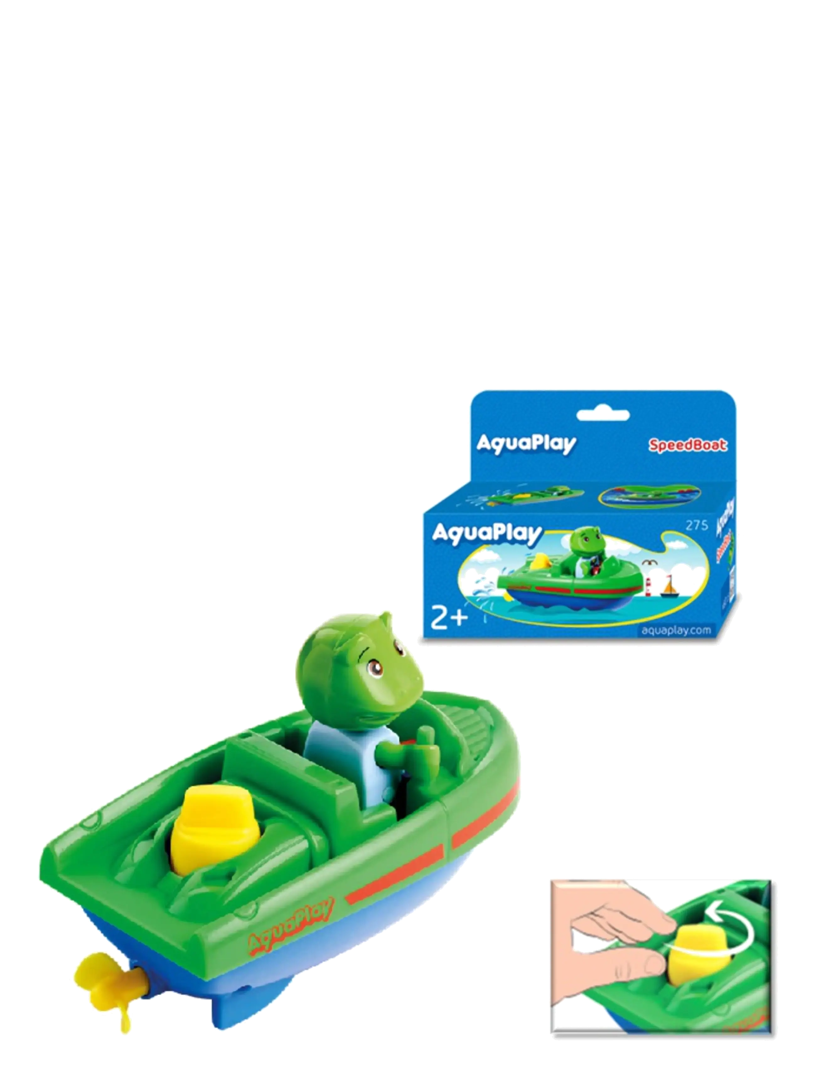 Aquaplay - AquaPlay – Sports Boat with Sven the Frog - baigner - green - 2