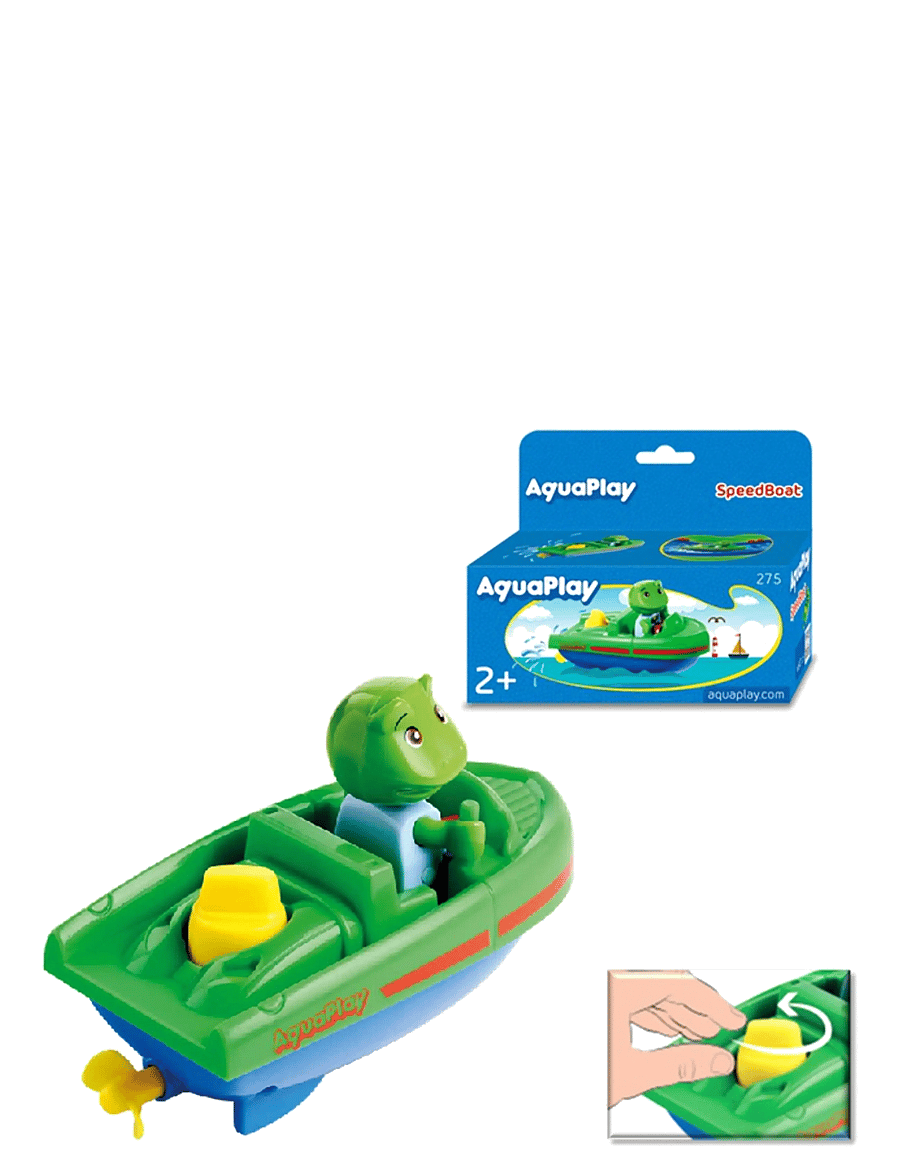 Aquaplay - AquaPlay – Sports Boat with Sven the Frog - vanniaeg - green - 2
