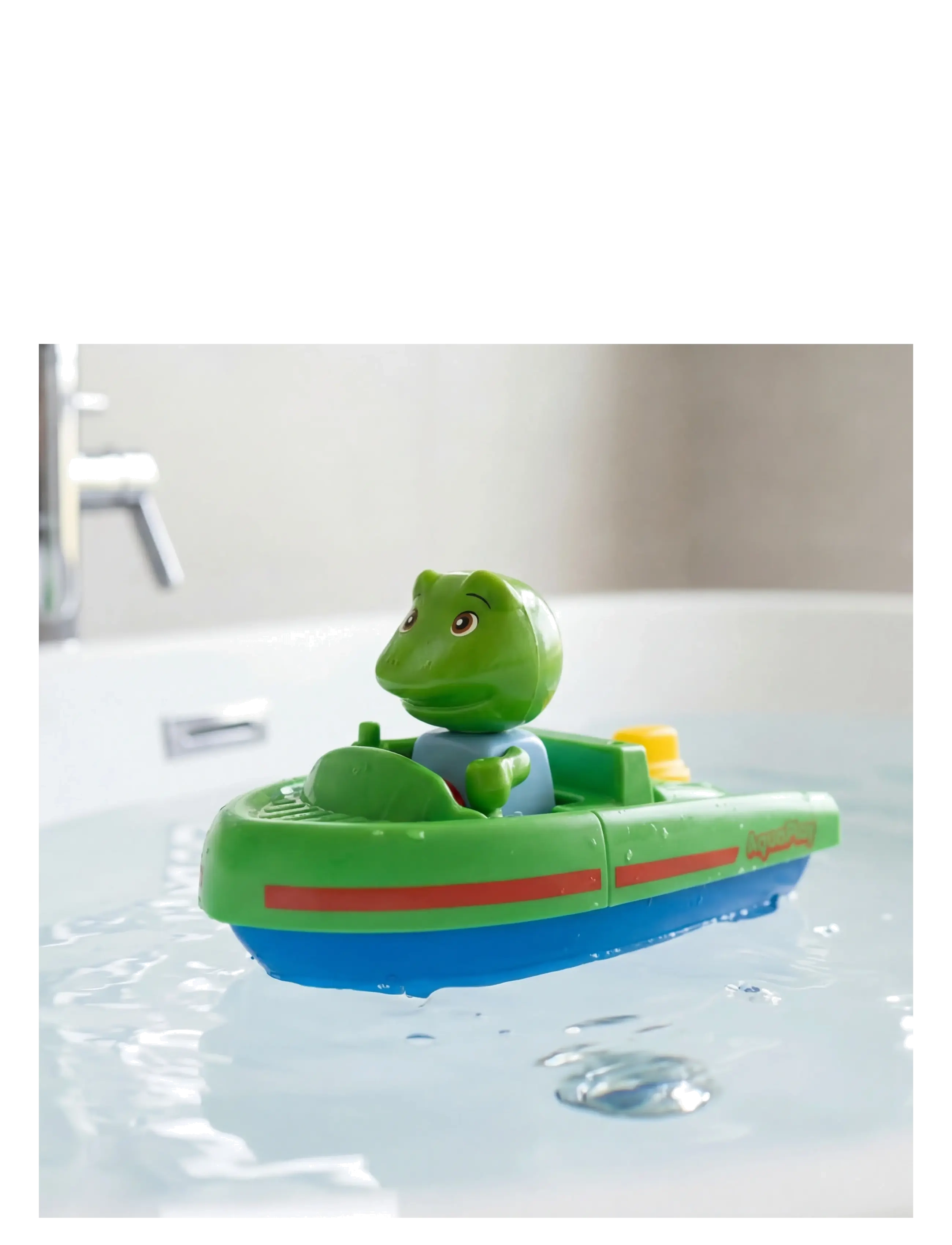 Aquaplay - AquaPlay – Sports Boat with Sven the Frog - badelegetøj - green - 5