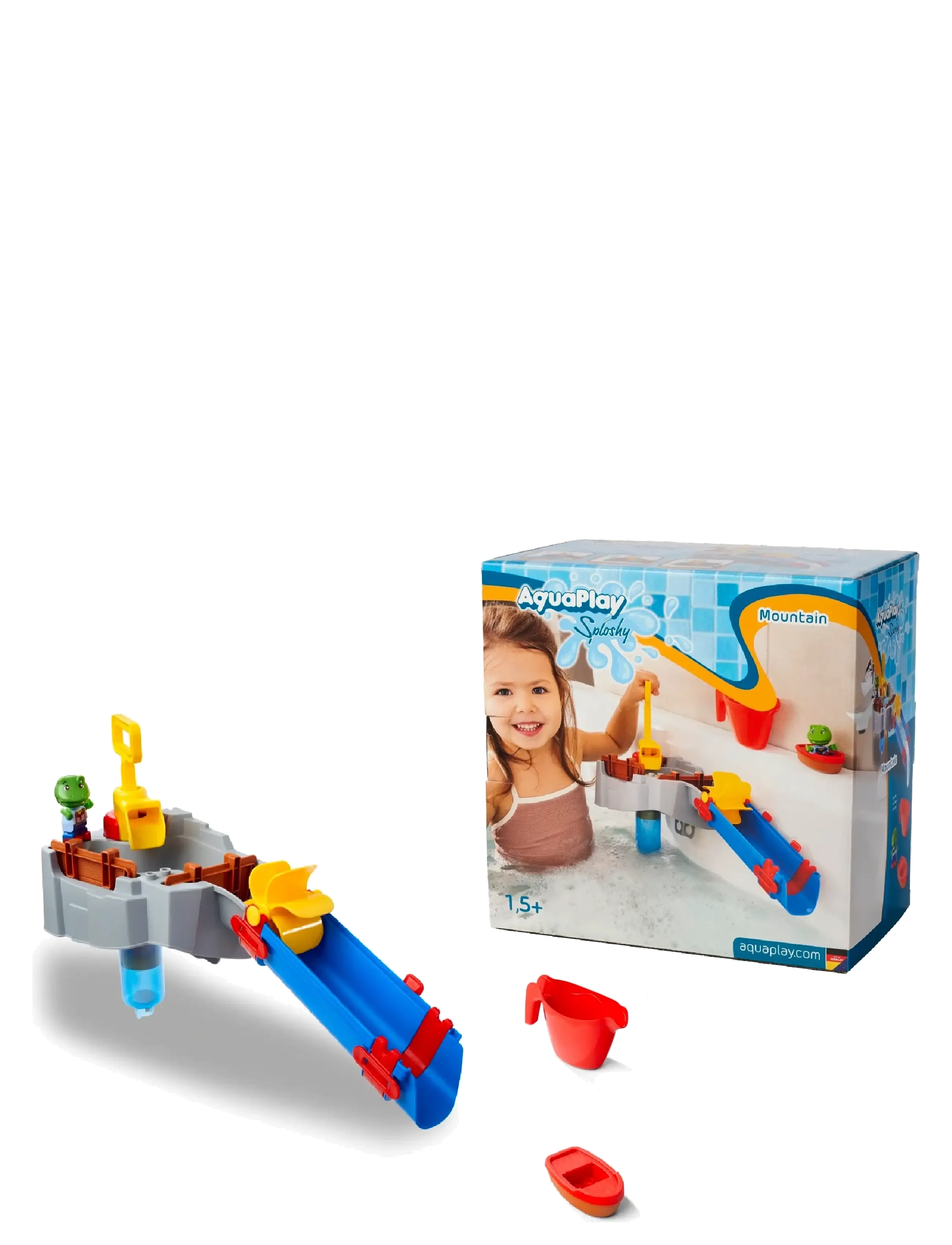 Aquaplay - Aquaplay Sploshy Mountain Water Play Set - bade - multi coloured - 3