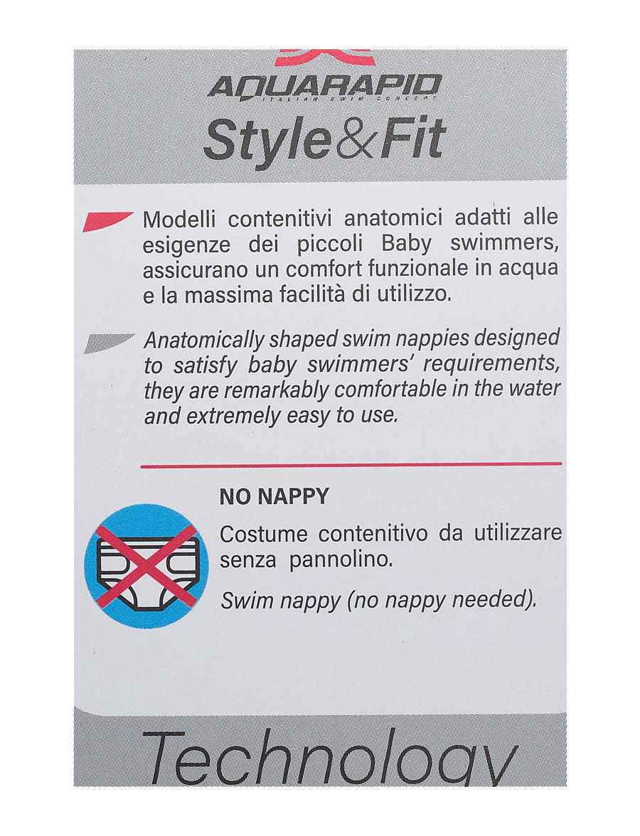 Aquarapid - DRIM BABY DIAPER PANTS - schwimmwindeln - tucan red - 3