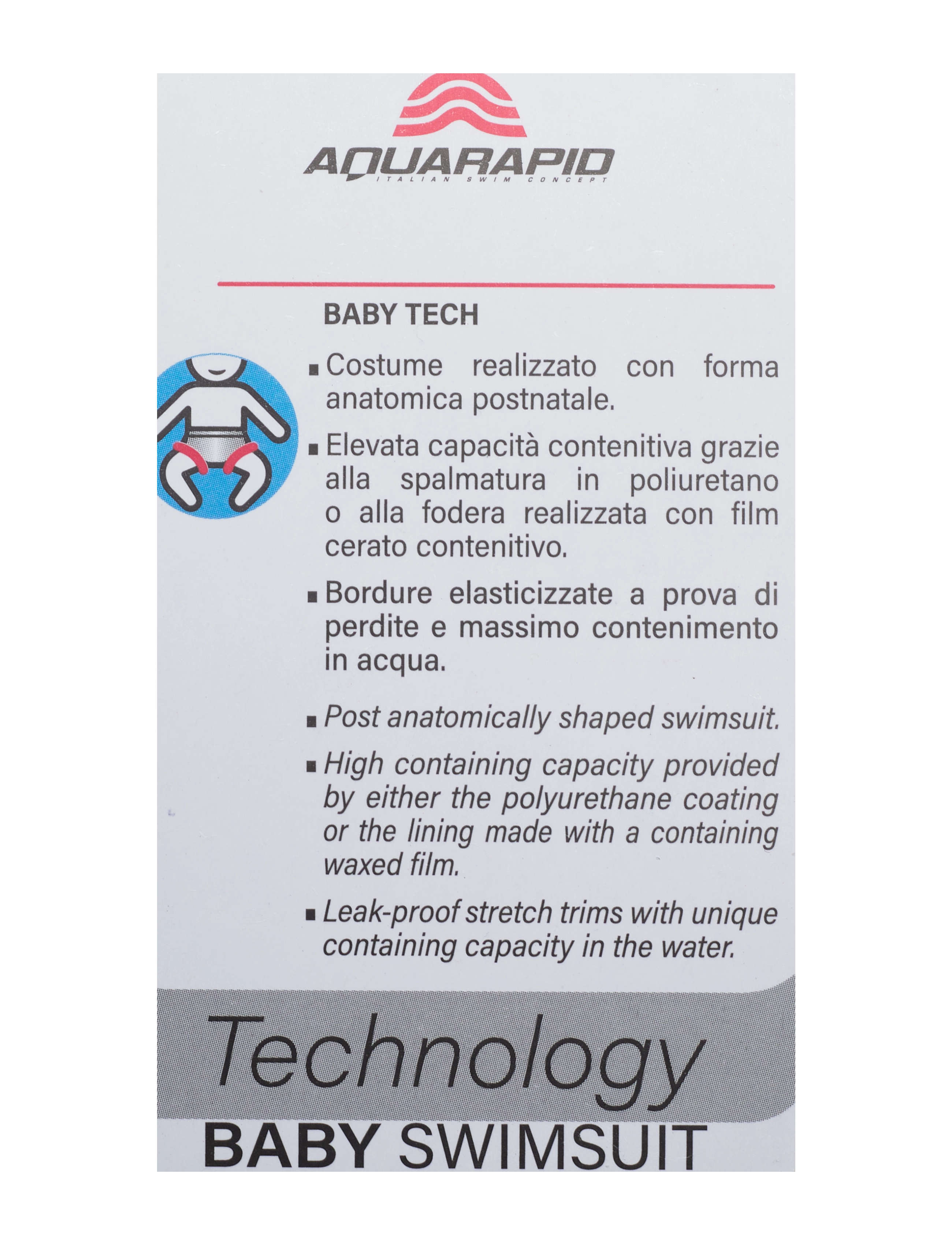 Aquarapid - DRIM BABY DIAPER PANTS - couches de bain - tucan red - 4