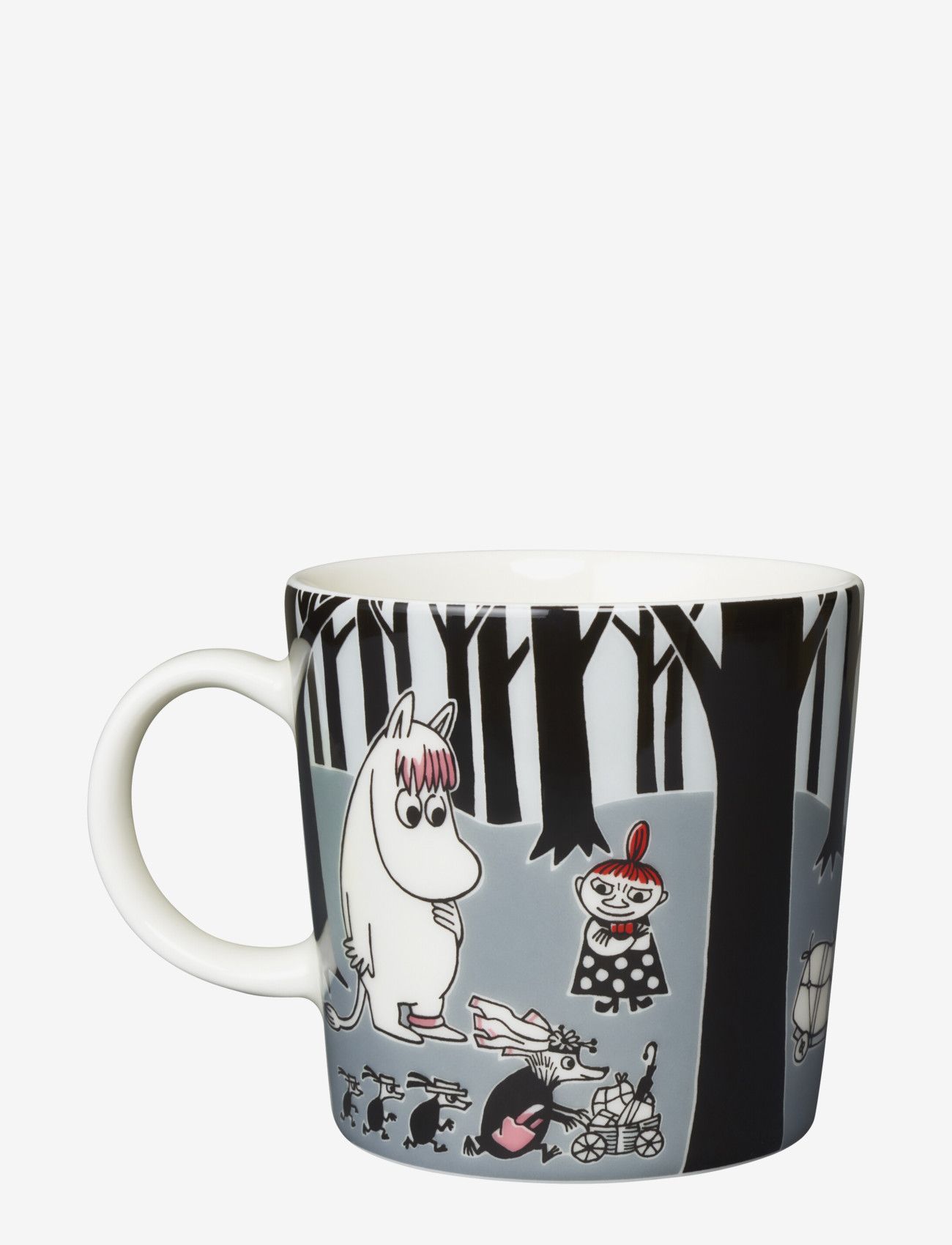 Arabia Moomin mug 0,3L Adventure Move - Kaffekopper - GREY / grey