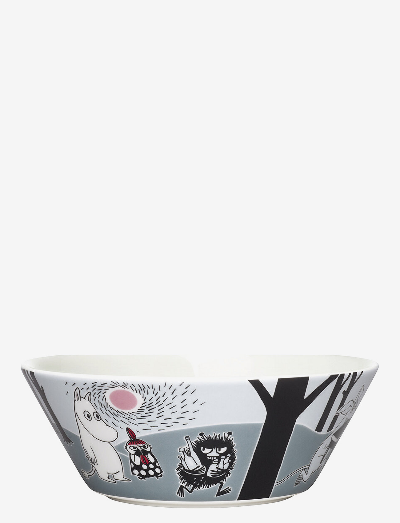 Arabia - Moomin bowl Ø15cm Adventure Move - morgenmadsskåle - grey - 1