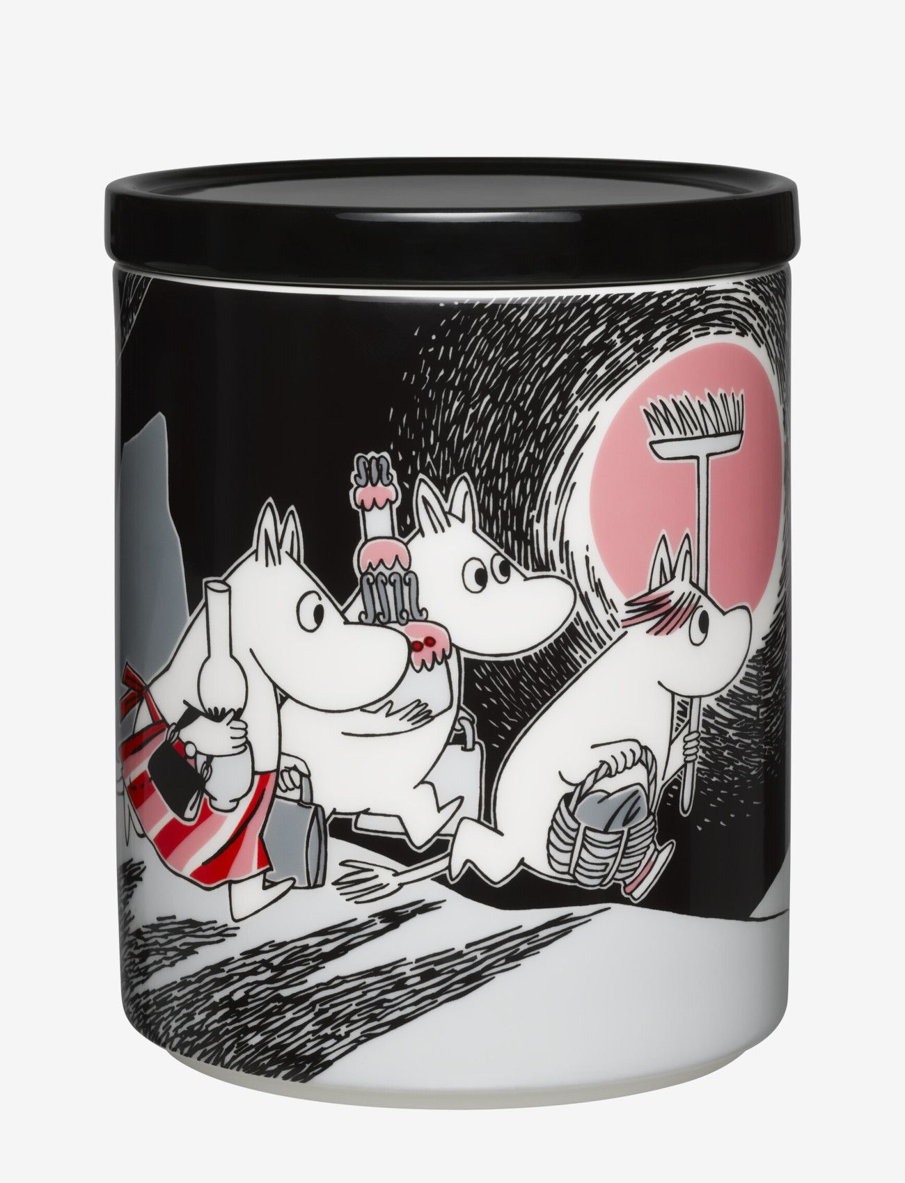 Arabia - Moomin Jar 1,2L Adventure Move ceram. - vorratsgläser - grey - 1