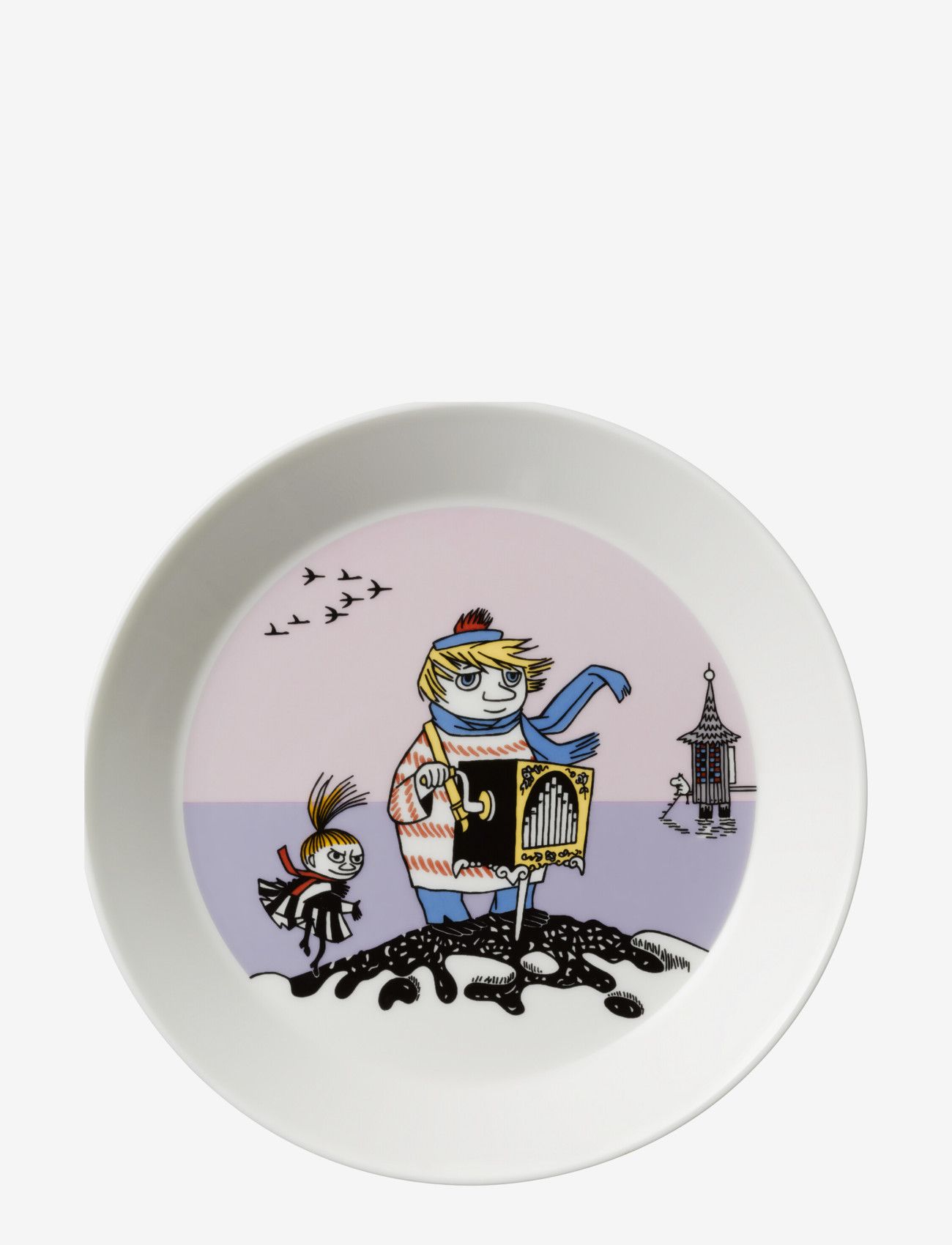 Arabia Moomin Plate Ø19Cm Tooticky, Breakfast Skål, Multi/mønstret, Str: Ø 19 CM