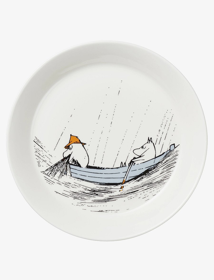 Arabia - Moomin plate Ø19cm True to its origins - madalaimad hinnad - grey - 0