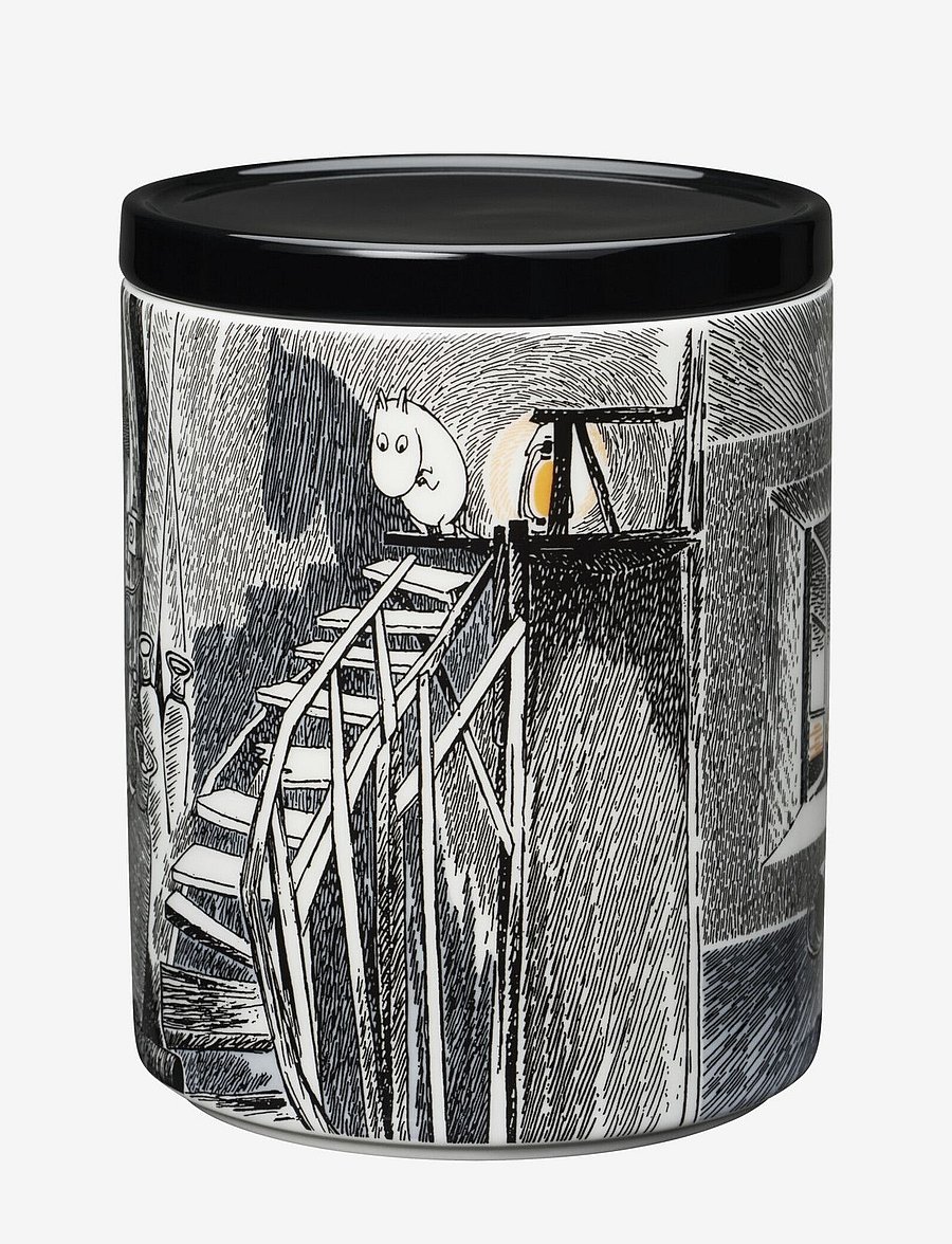 Arabia - Moomin jar 1,2L True to its origins - köögipurgid - grey - 2