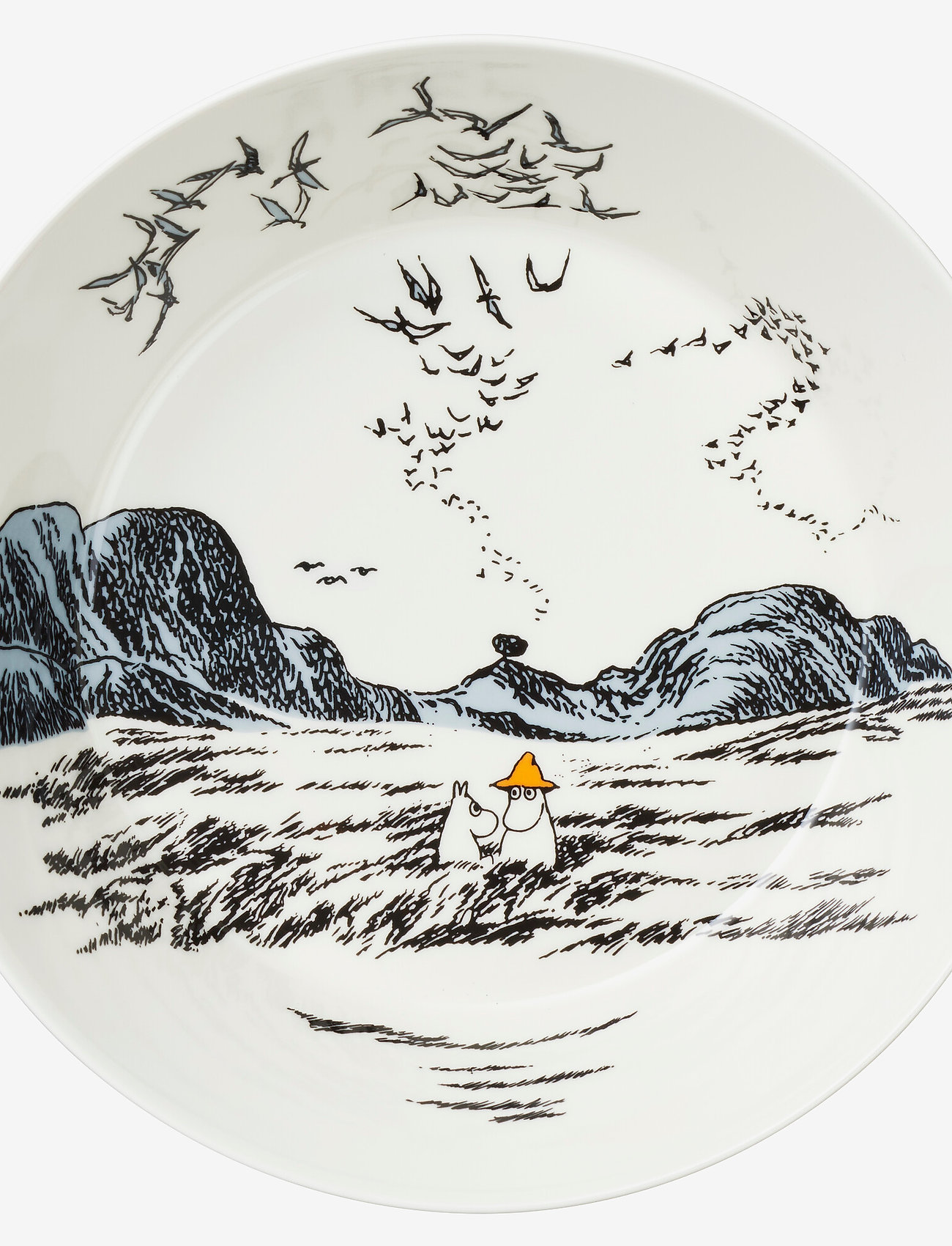 Arabia - Moomin serving bowl Ø23 cm True to its o. - serveerschalen - grey - 1