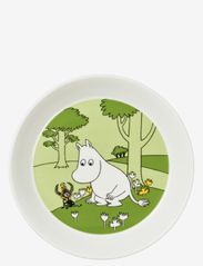 Moomin plate Ø19cm Moomintroll - GREEN