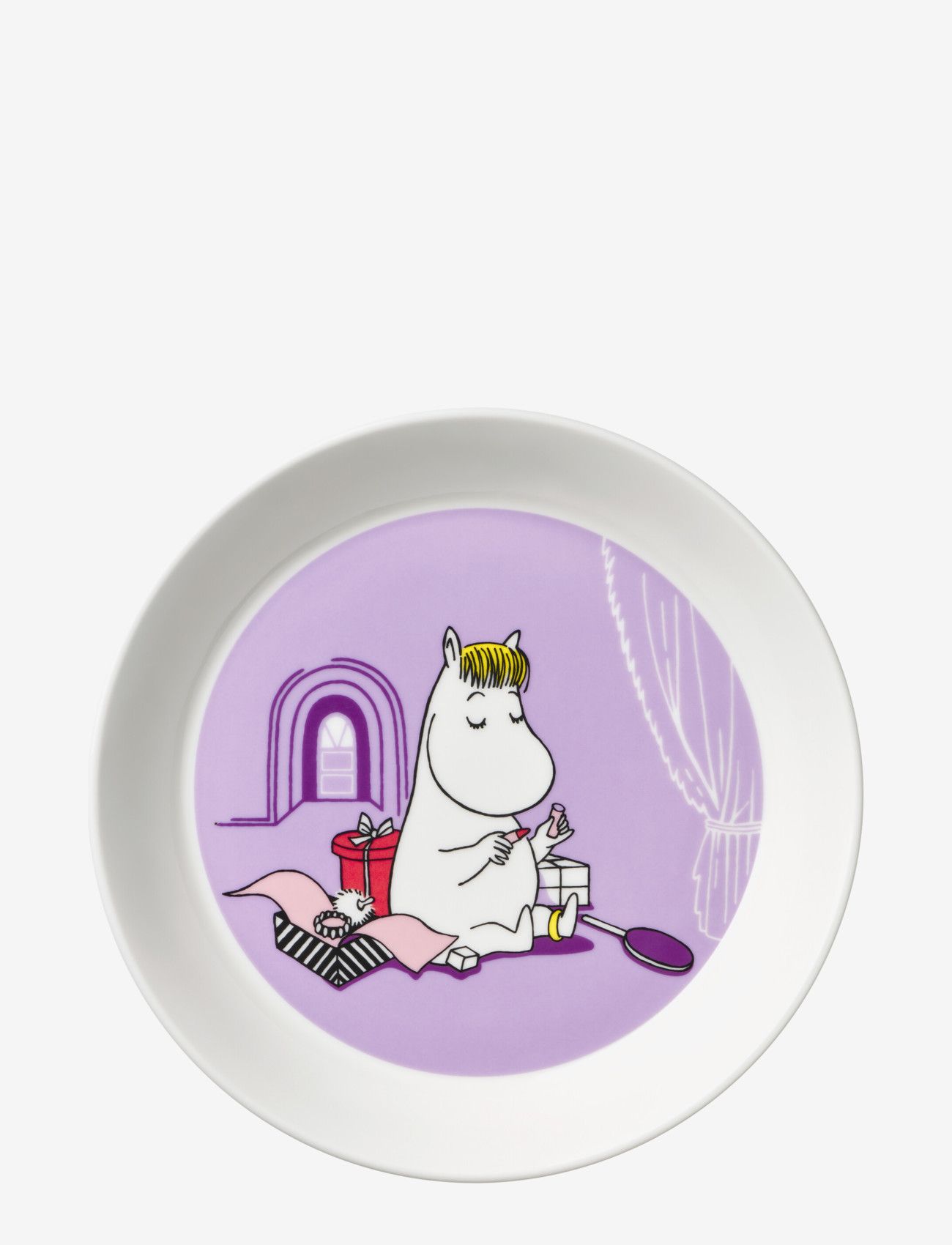 Arabia Moomin Plate Ø19Cm Snorkmaiden, Small Plade, Multi/mønstret, Str: Ø 19 CM