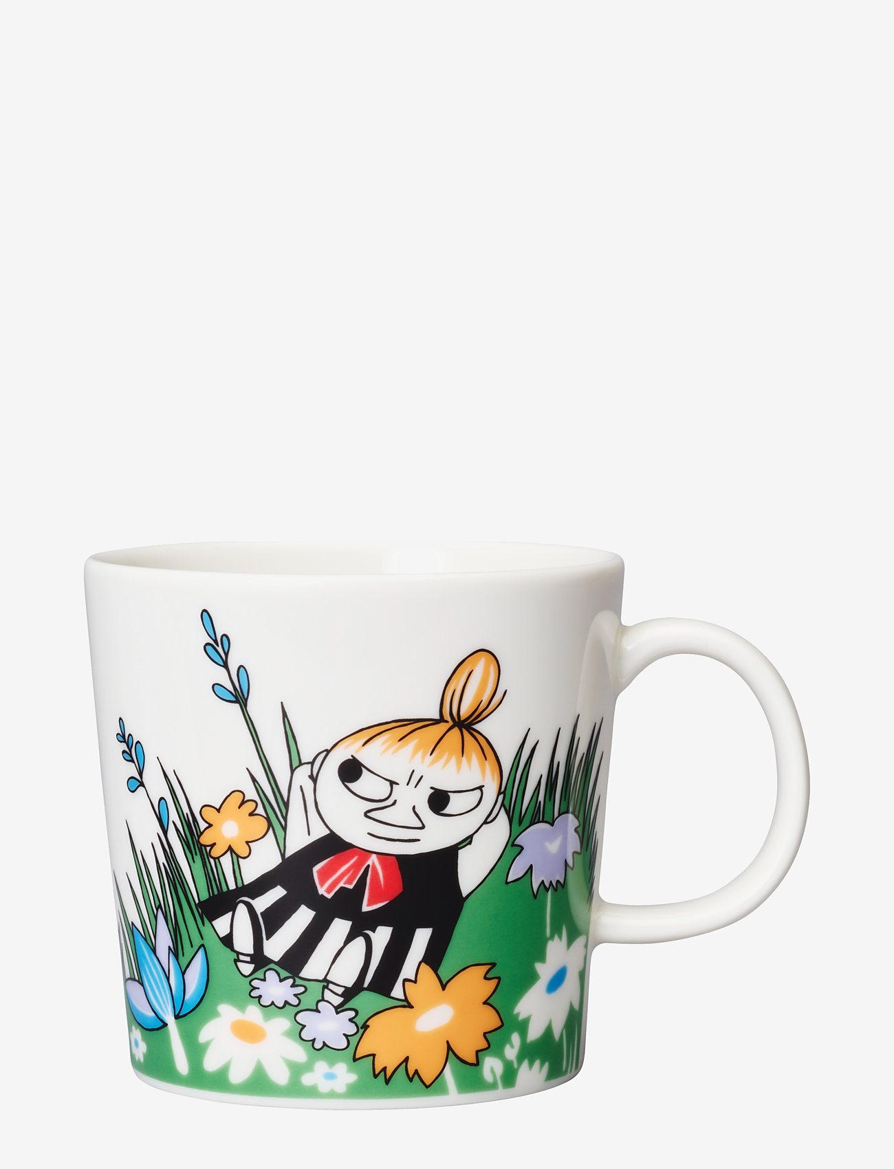 Arabia - Moomin mug 0,3L Little My and meadow - tassen & becher - white - 0
