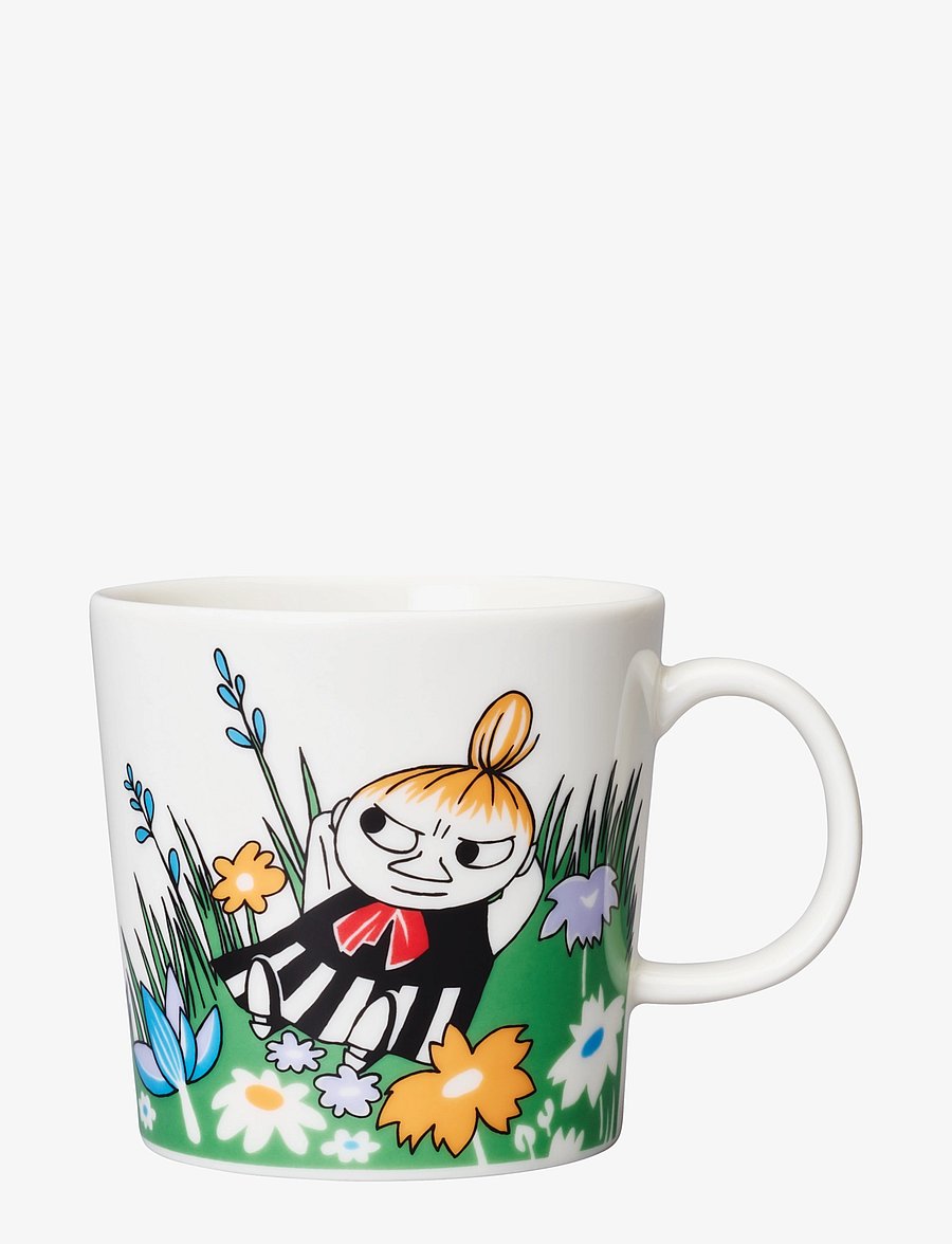 Arabia - Moomin mug 0,3L Little My and meadow - koppar & muggar - white - 0
