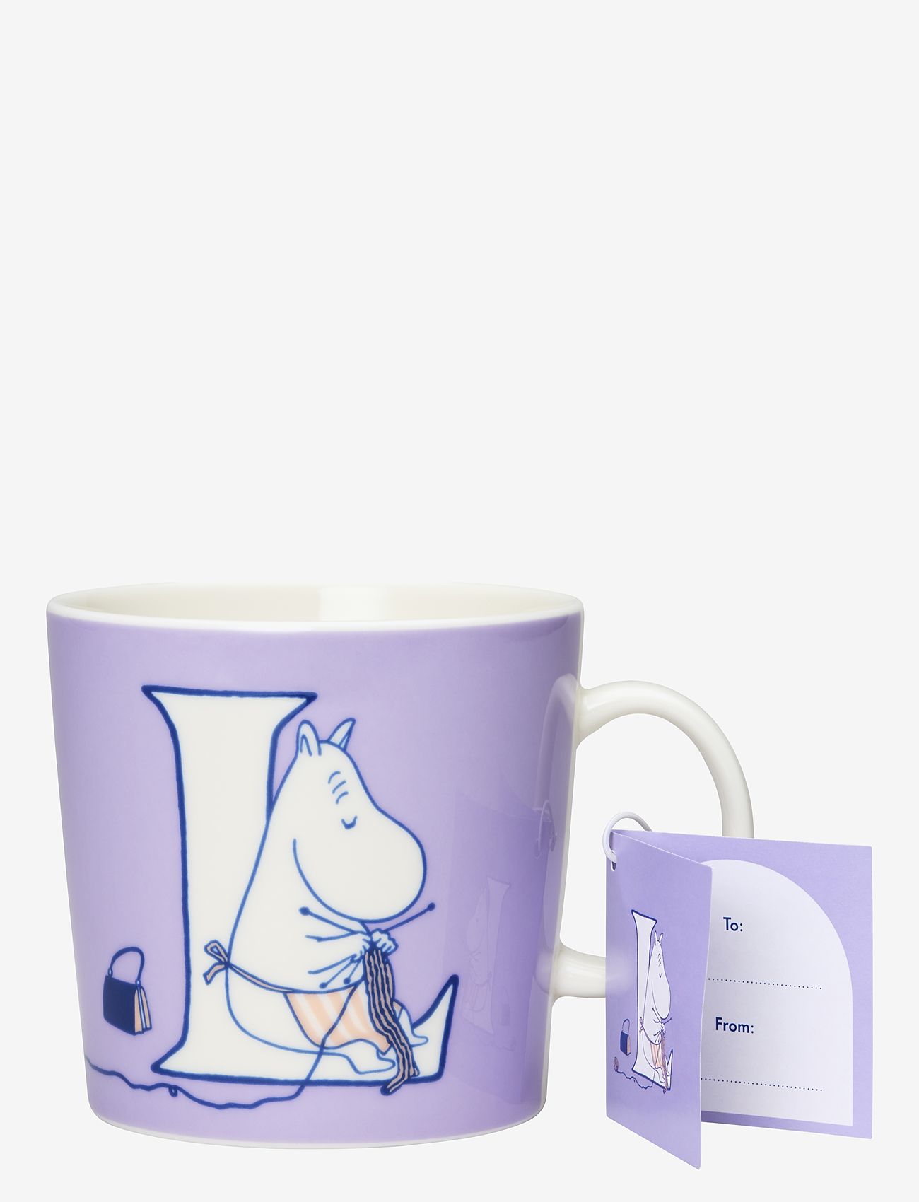 Arabia - Moomin mug 04L ABC L - køb efter pris - purple - 0