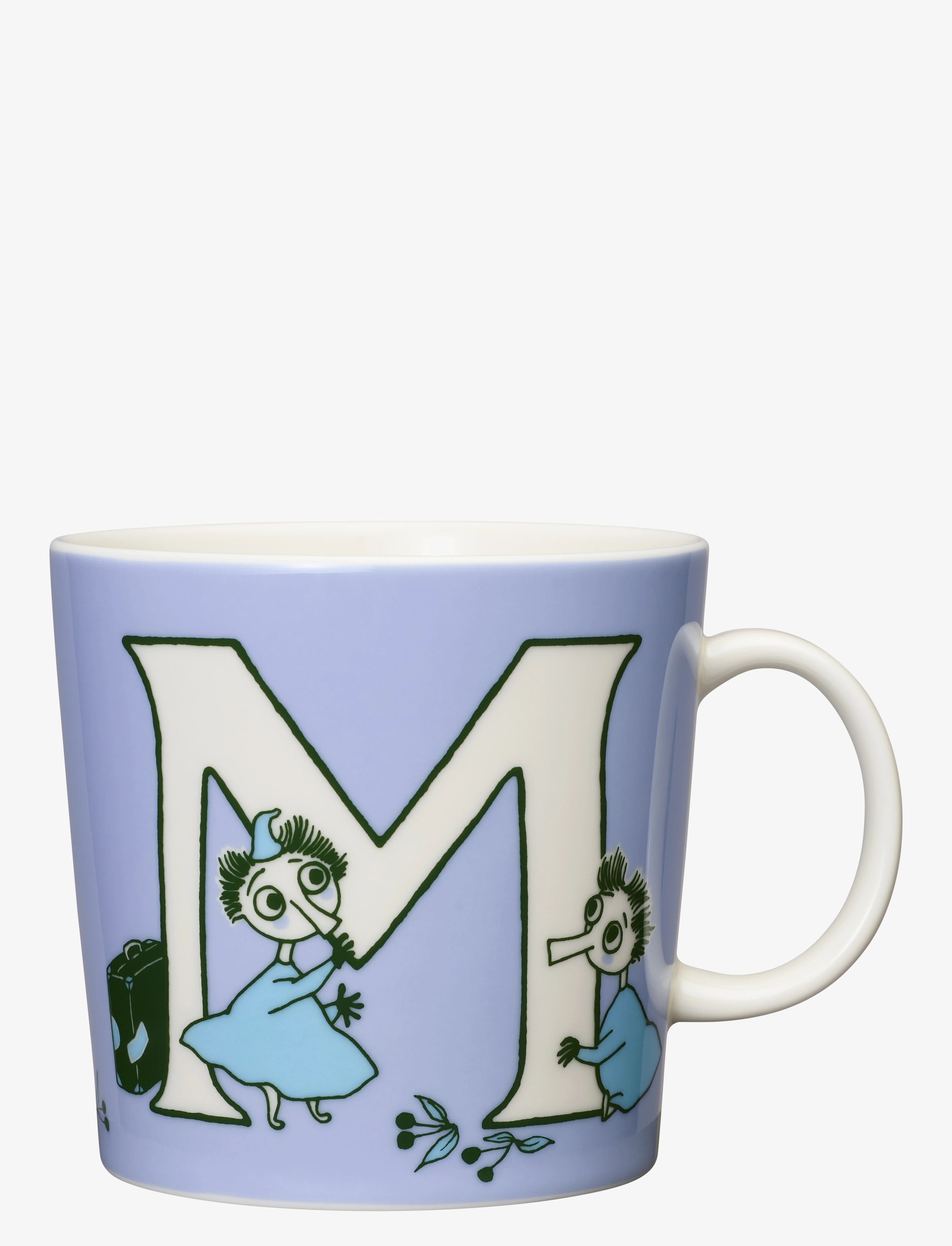 Arabia Moomin Mug 04L Abc M, Coffee Kop, Lila, Str: 40 CL