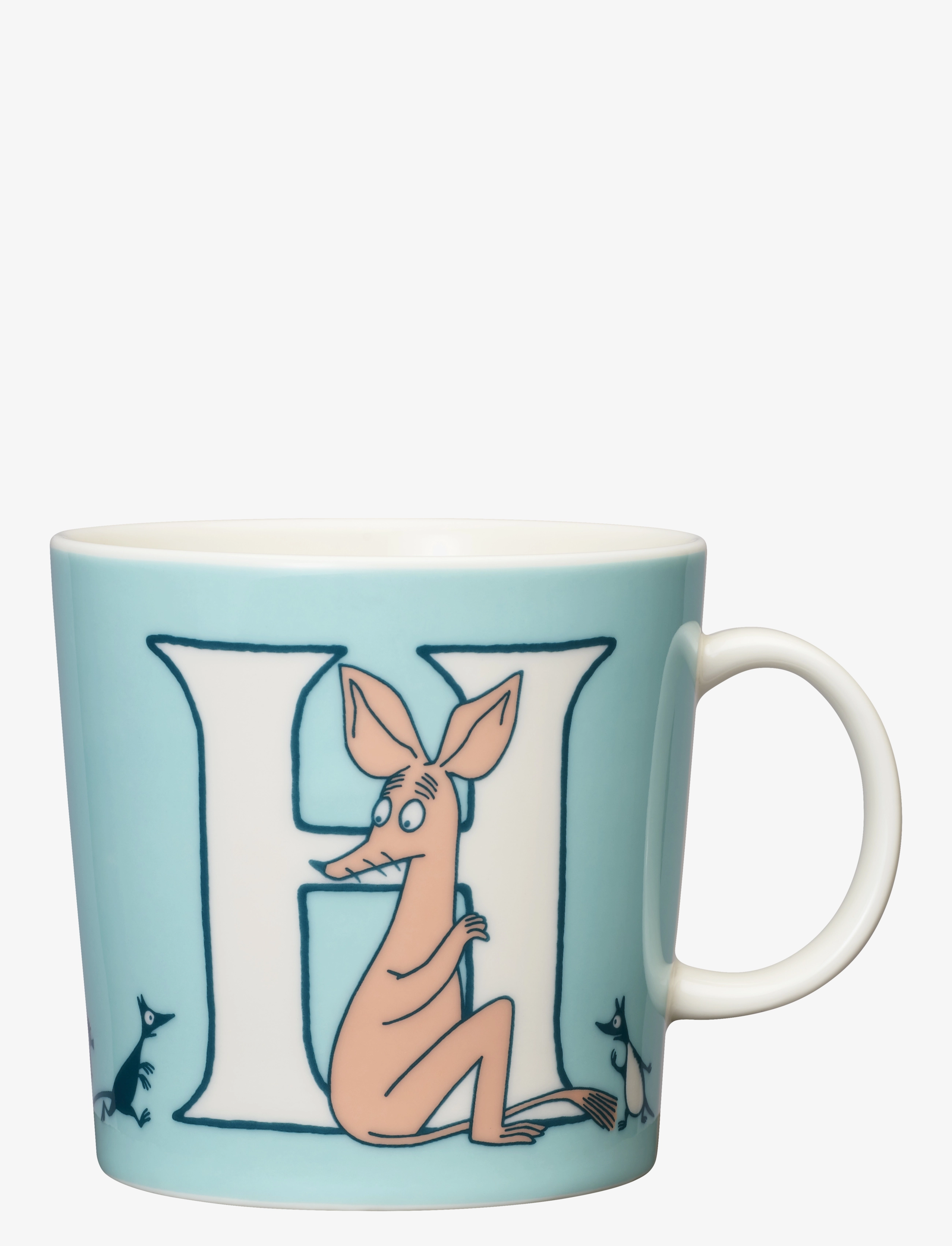 Arabia Moomin Mug 04L Abc H, 40 CL, Blue, Kopper & Krus > Kaffekopper, Unisex