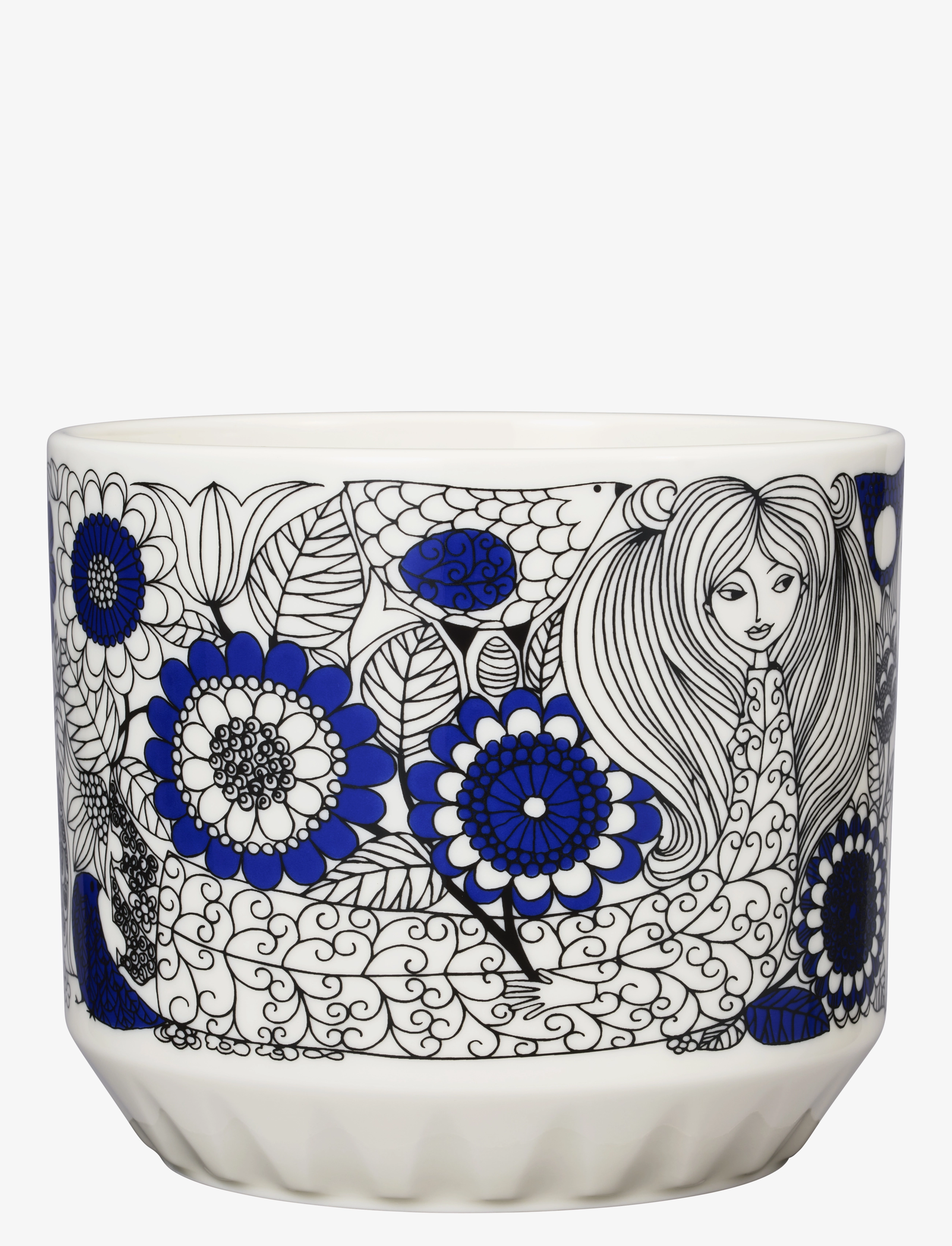 Arabia Pastoraali plant pot 100X120mm - Confirmation gifts - BLUE / blue