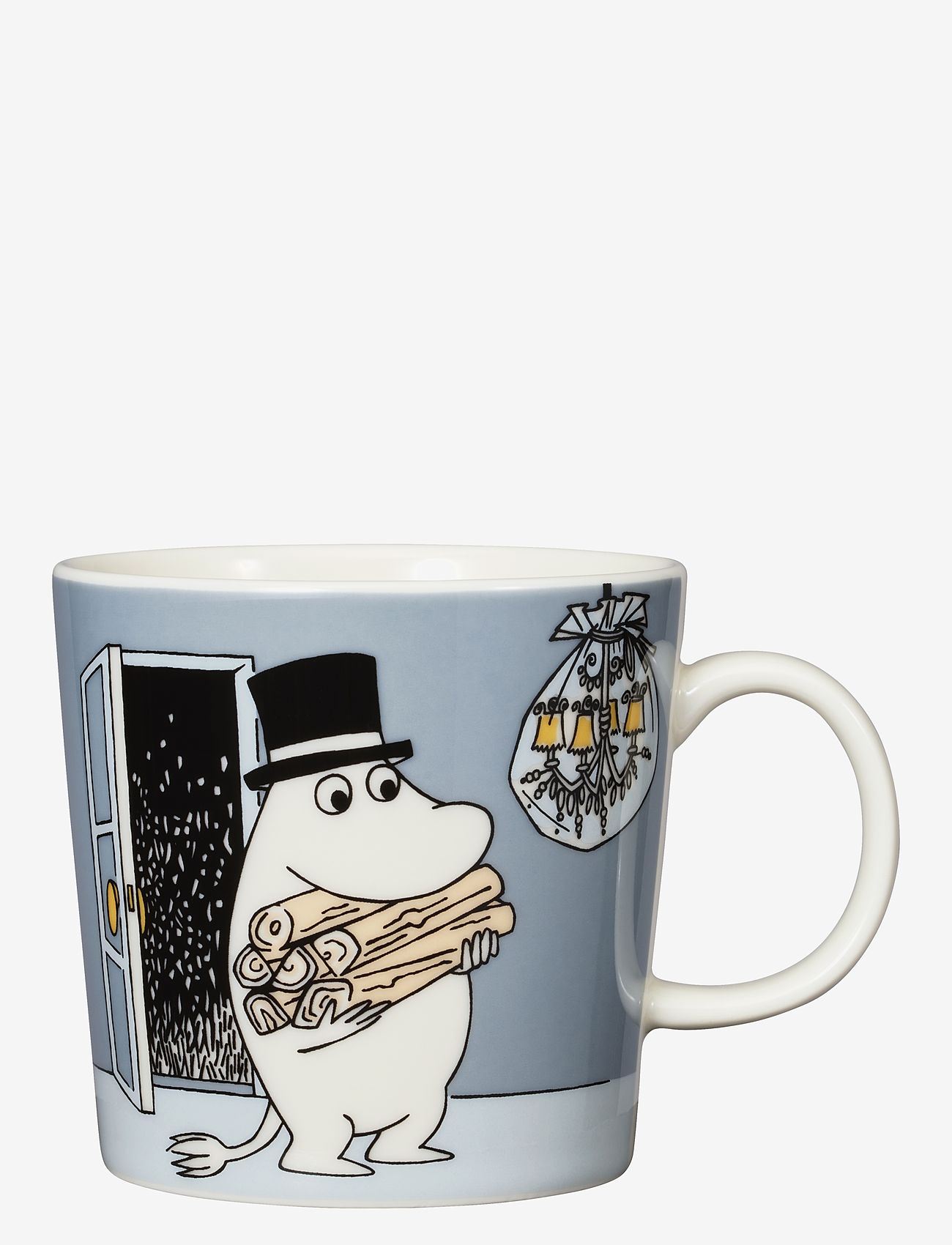 Arabia - Moomin mug Moominpappa - grey - 0