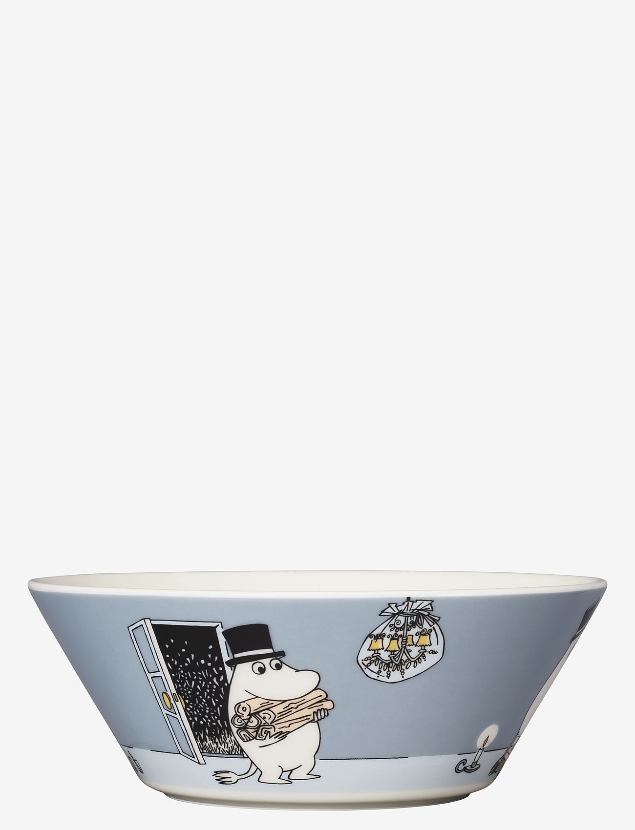 Arabia - Moomin bowl 15cm Moominpappa - laagste prijzen - grey - 0