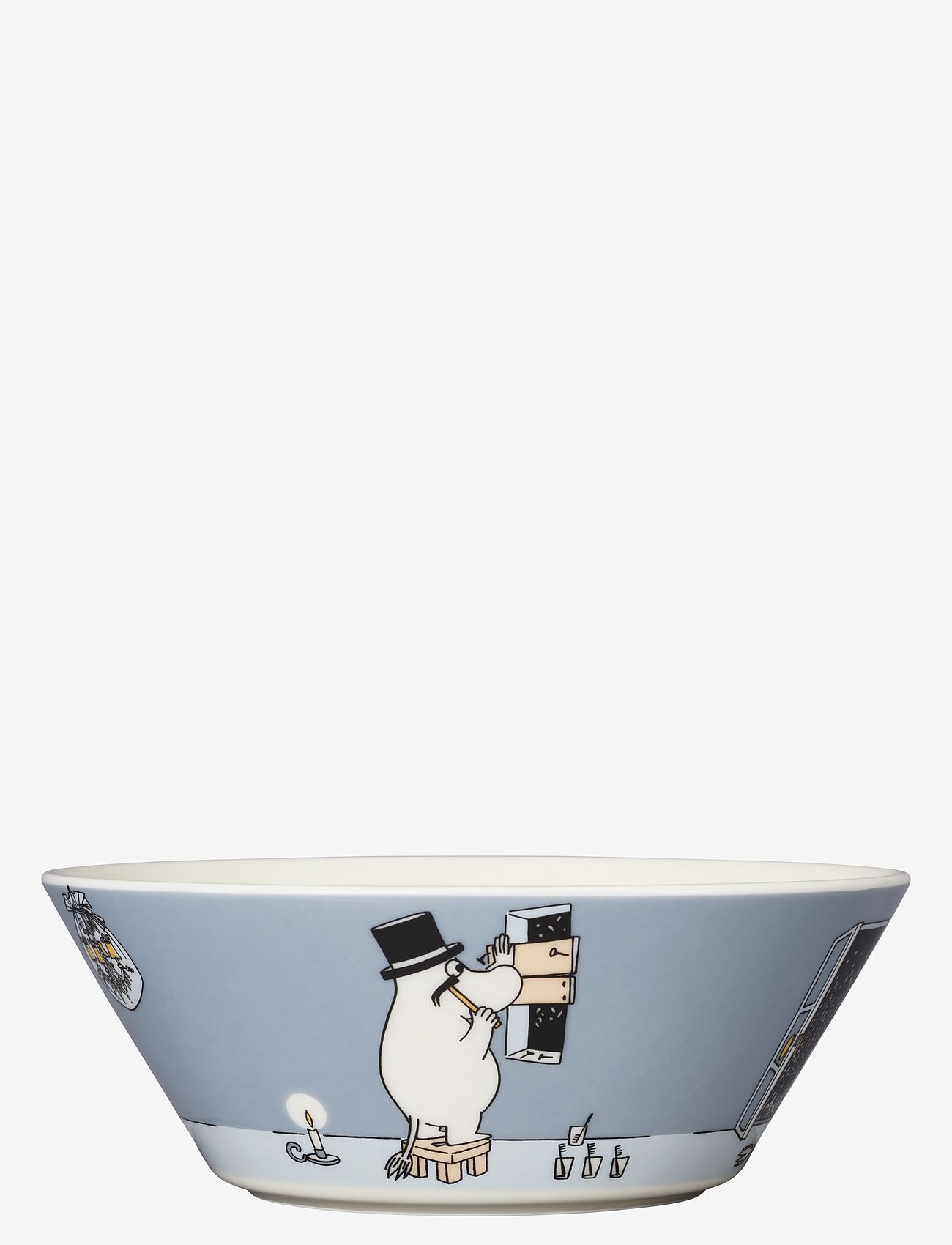 Arabia - Moomin bowl 15cm Moominpappa - grey - 2