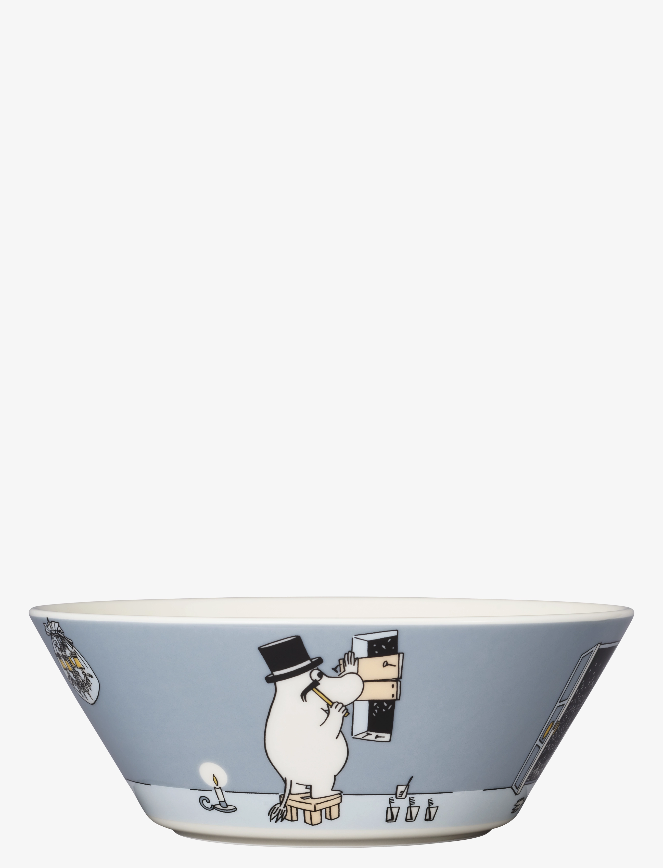 Arabia - Moomin bowl 15cm Moominpappa - pusryčių dubenėliai - grey - 2