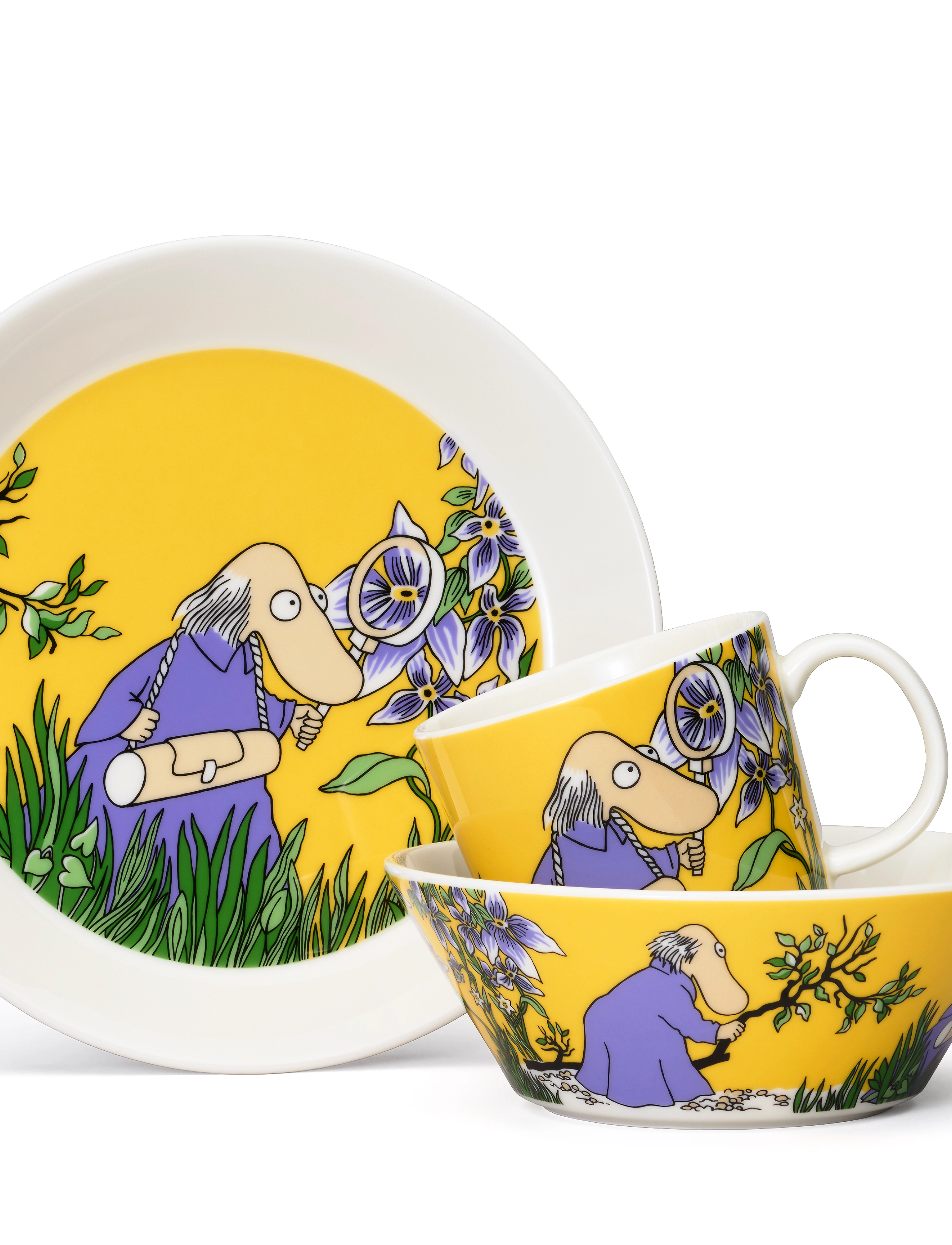 Arabia Moomin Mug Hemulen, 30 CL, Cups & Mugs, Gelb - Coffee Cups, Homeware