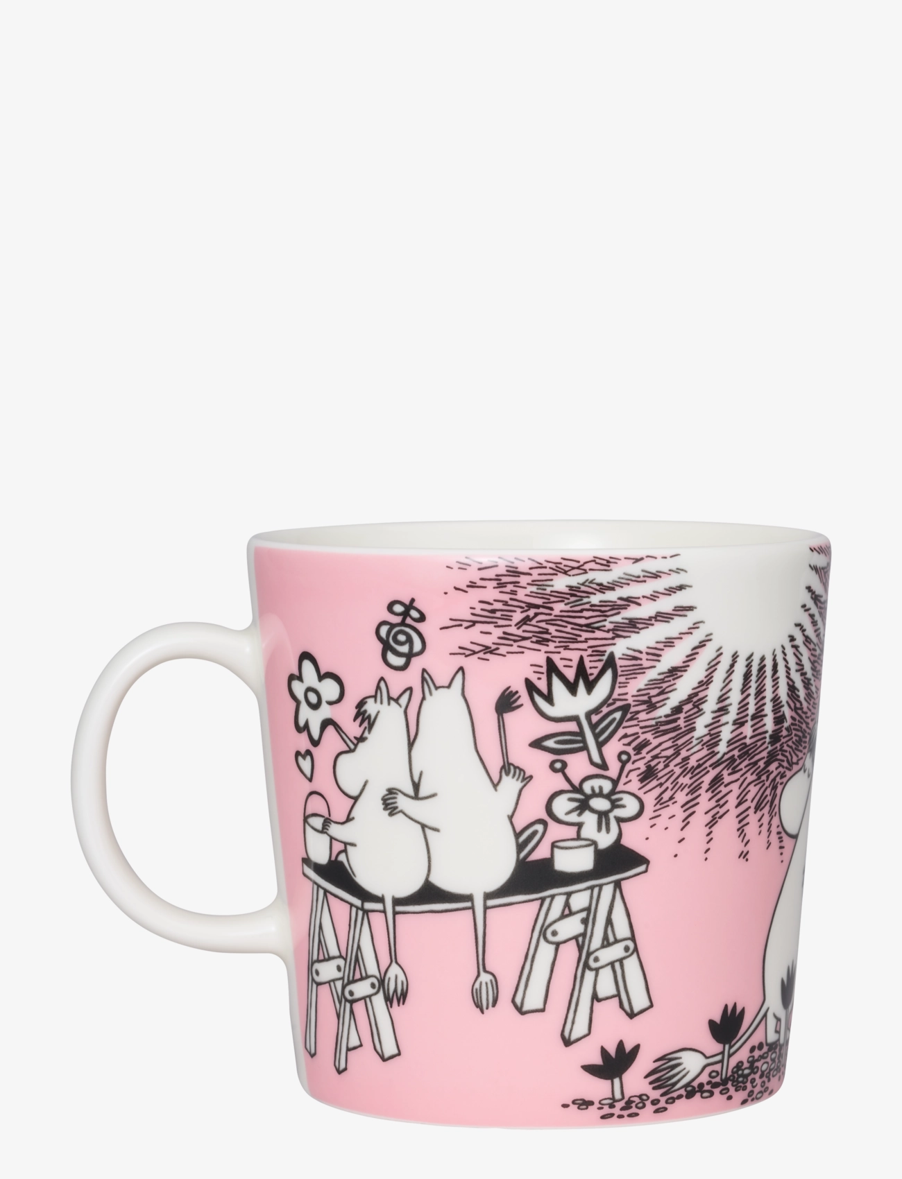 Arabia Moomin Mug 0,4L Love, 40 CL, Pink, Kopper & Krus > Kopper, Børn