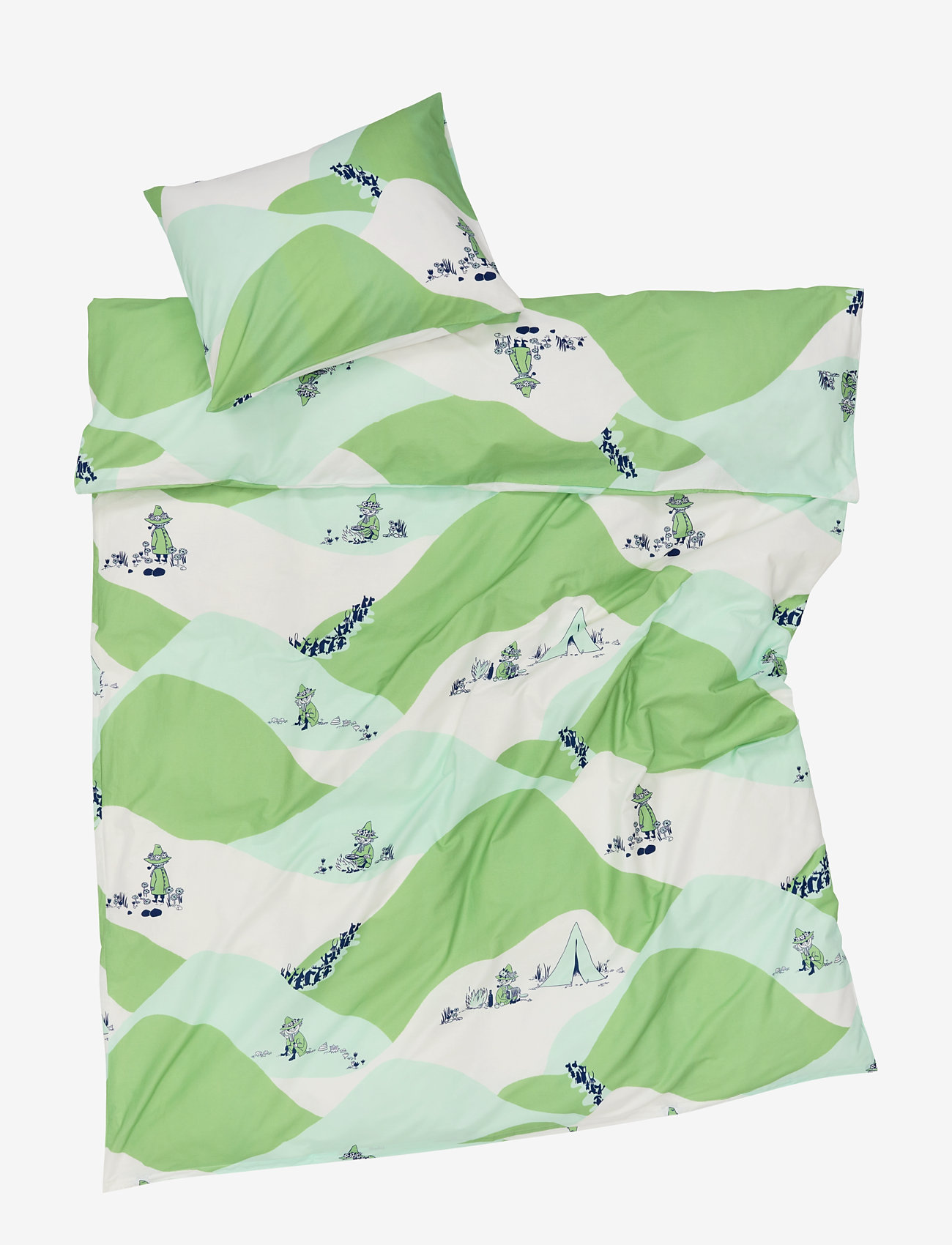 Arabia - Moomin bedset 150x210 Snufkin - multicolor - 0