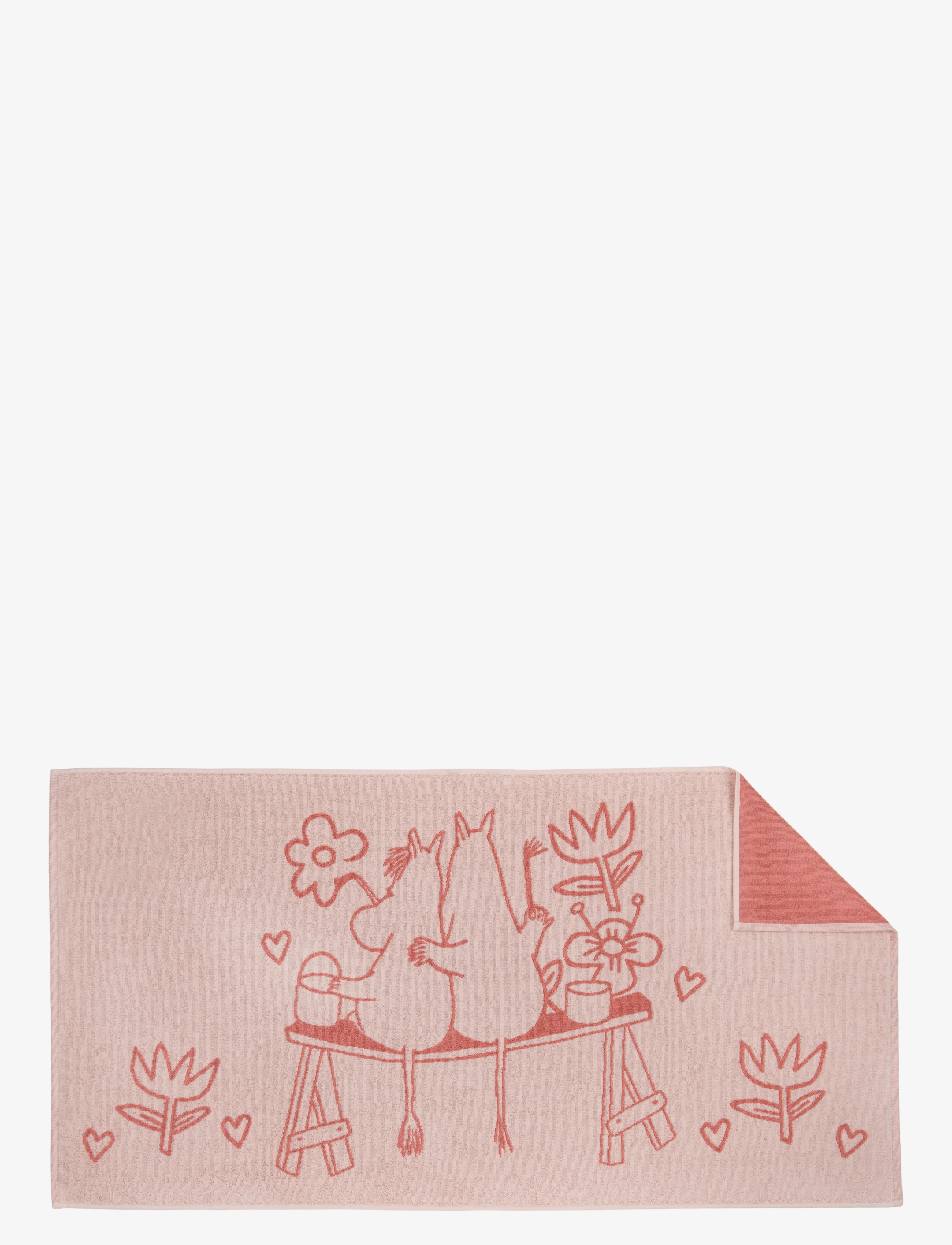 Arabia Moomin b.towel 70x140cm Love24 GOTS - Baðherbergi - ROSA / pink/rose