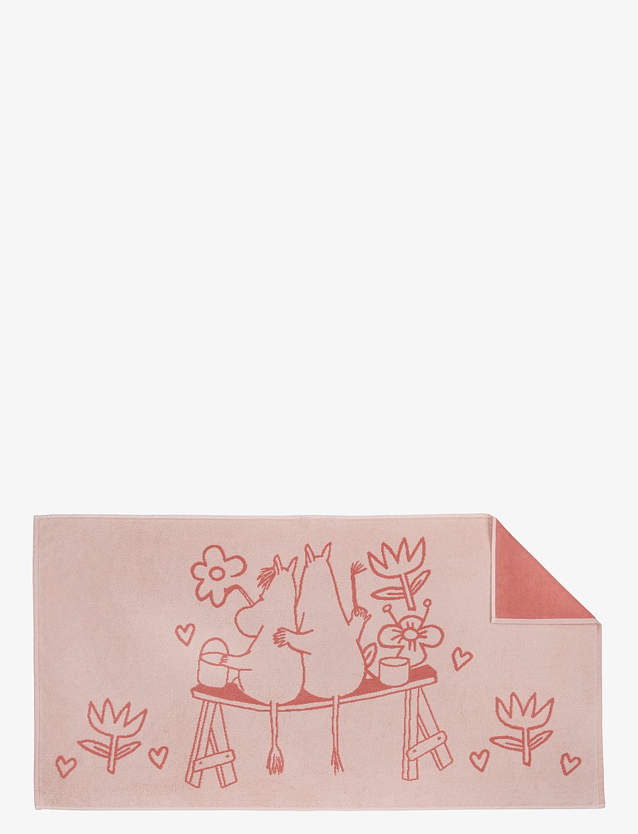 Arabia - Moomin b.towel 70x140cm Love24 GOTS - saunalinad - rosa - 0