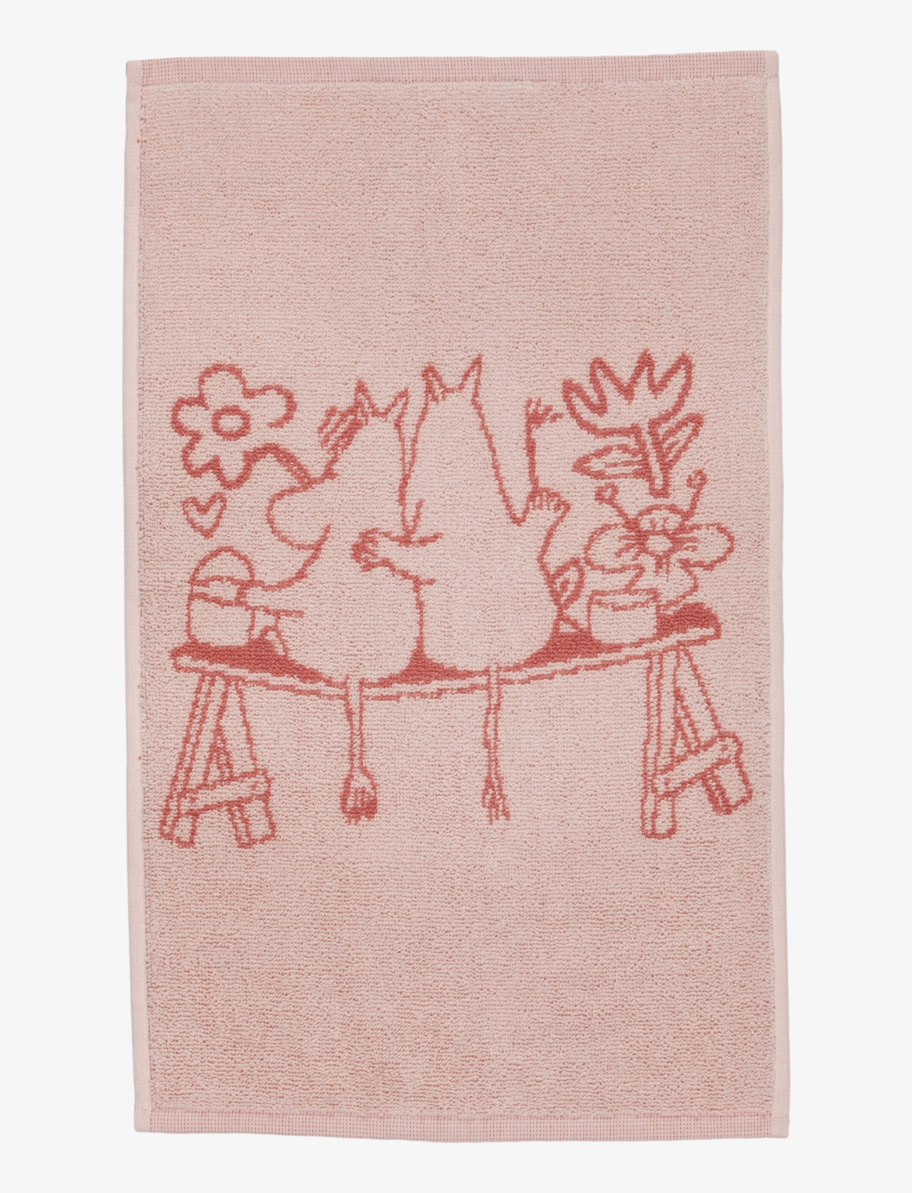 Arabia Moomin H.towel 30X50cm Love24 Gots, 30X50, Pink, Håndklæder Og Badehåndklæder > Håndklæder, Unisex