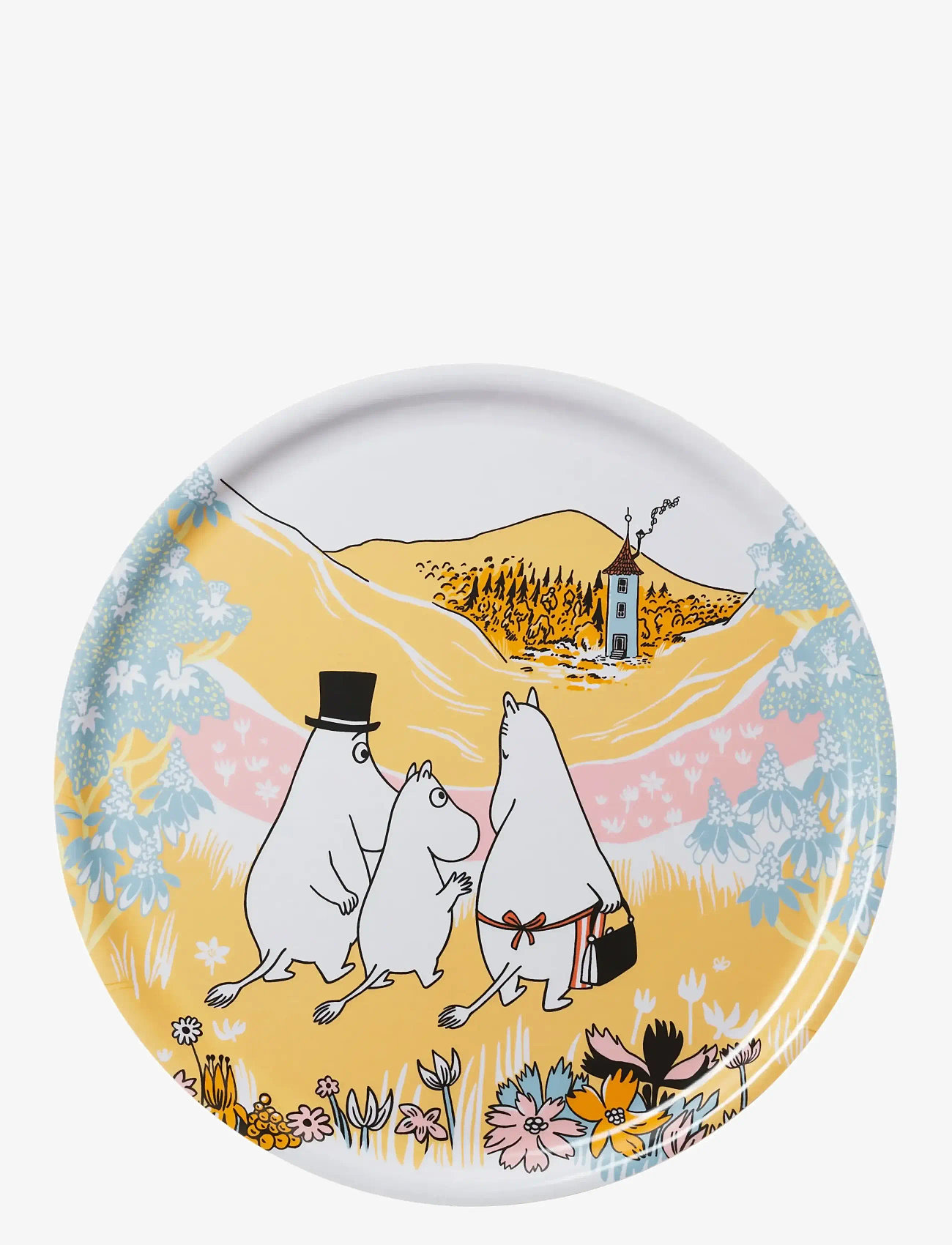 Arabia - Moomin tray 35cm Family Time - brickor - multicolor - 0