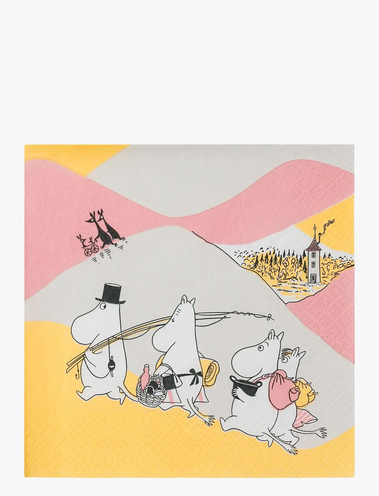 Arabia - Moomin paper napkin 33cm Family Time - pabersalvrätikud - multicolor - 0
