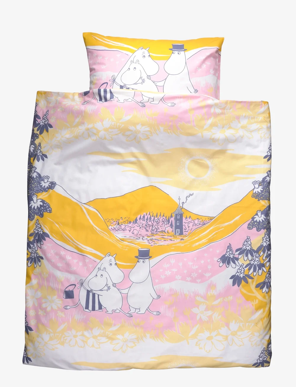 Arabia - Moomin bedset 150x210 Family Time GOTS - påslakanset - multicolor - 0