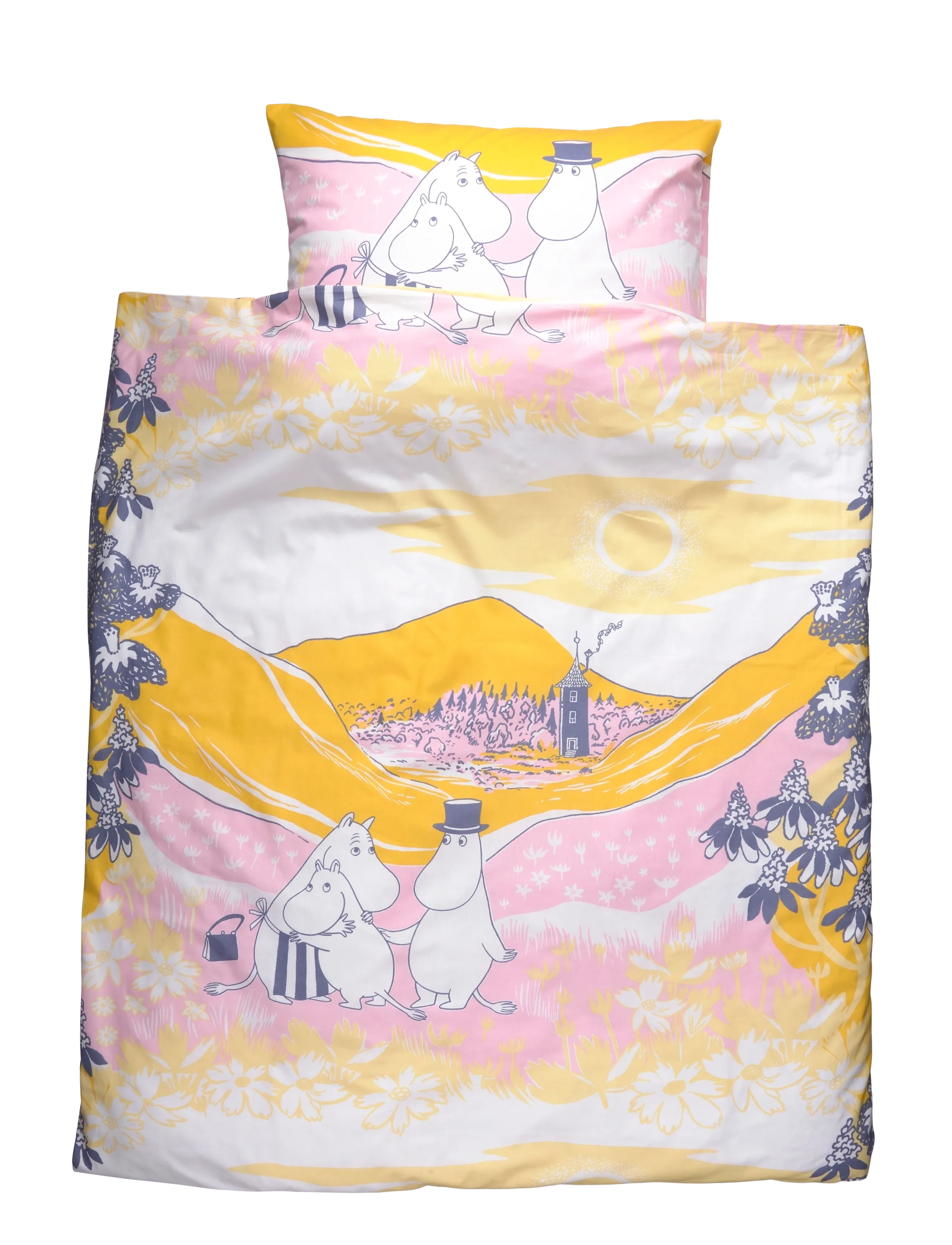 Arabia Moomin bedset 150x210 Family Time GOTS - Påslakanset - MULTICOLOR / multi