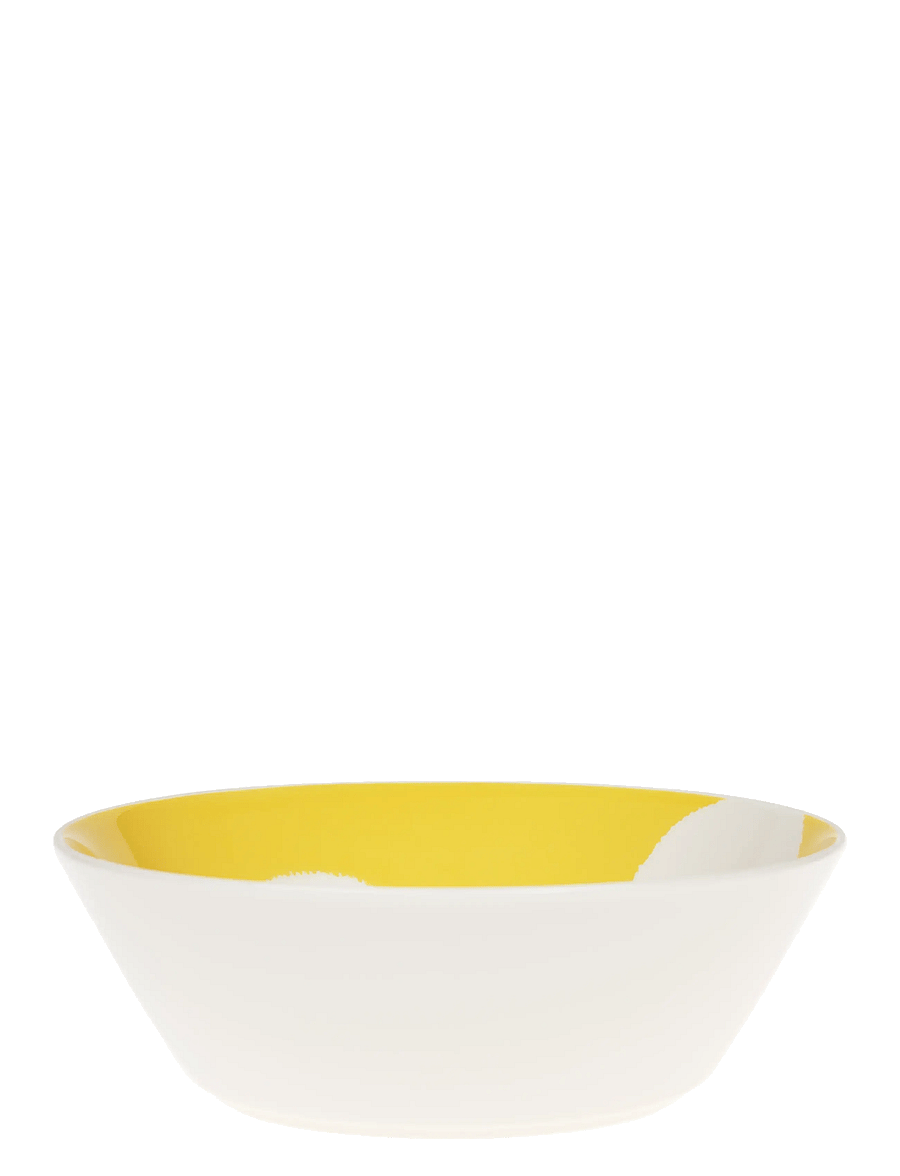 Arabia - Vuokko bowl 17cm Kraklee yellow - tarjoilukulhot - yellow - 0