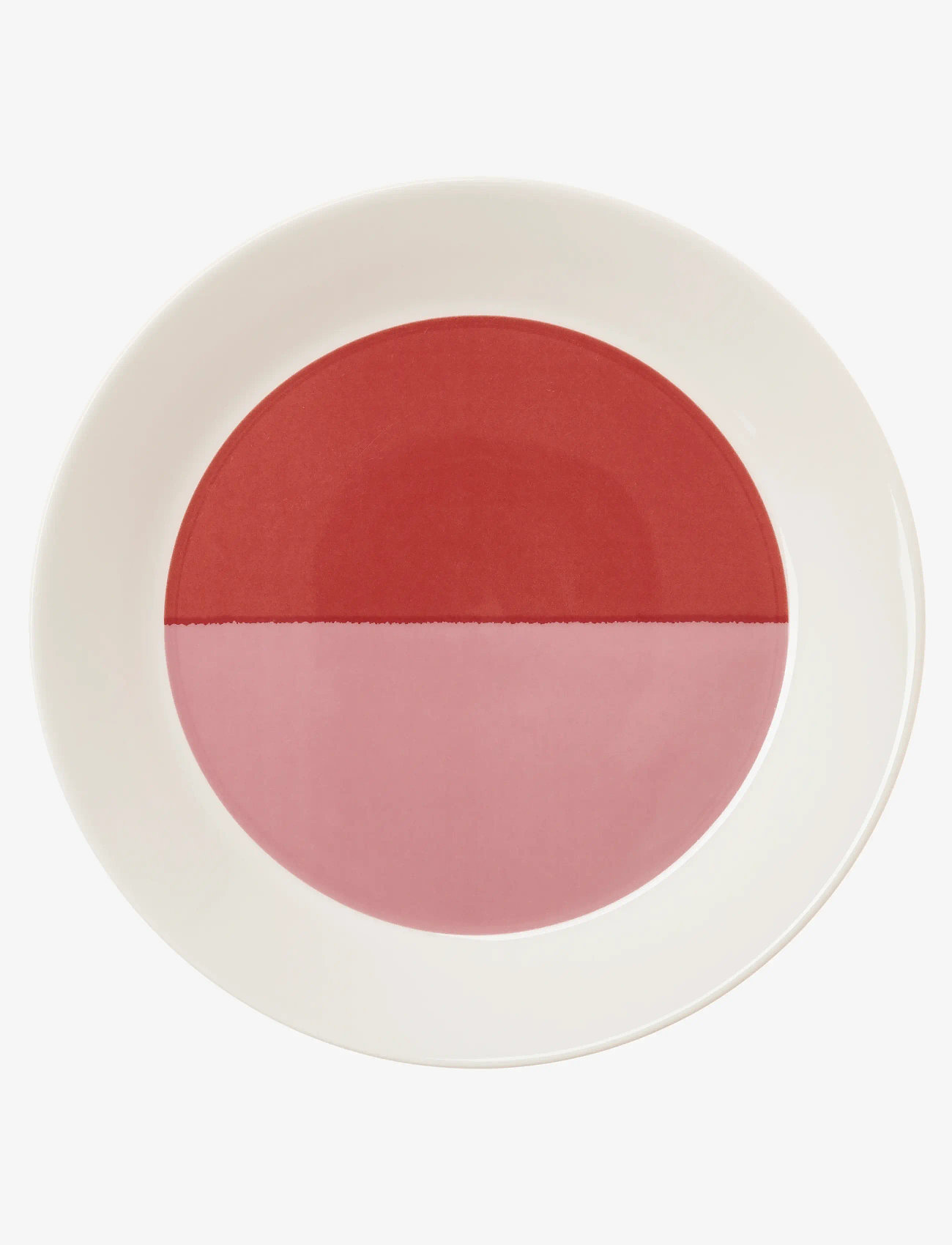 Arabia - Vuokko plate 21cm 2-väri pink-red - pietų lėkštės - pink - 0