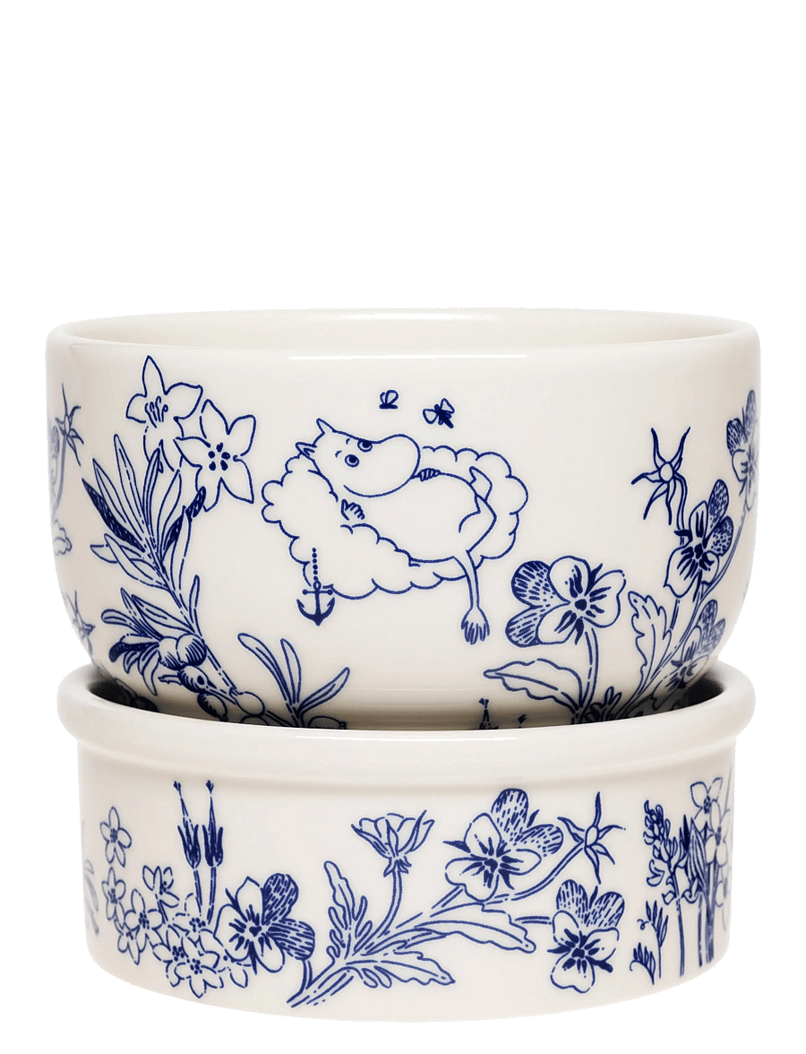Arabia - Moomin plant pot 135x120mm Haru - lillepotid - white - 0