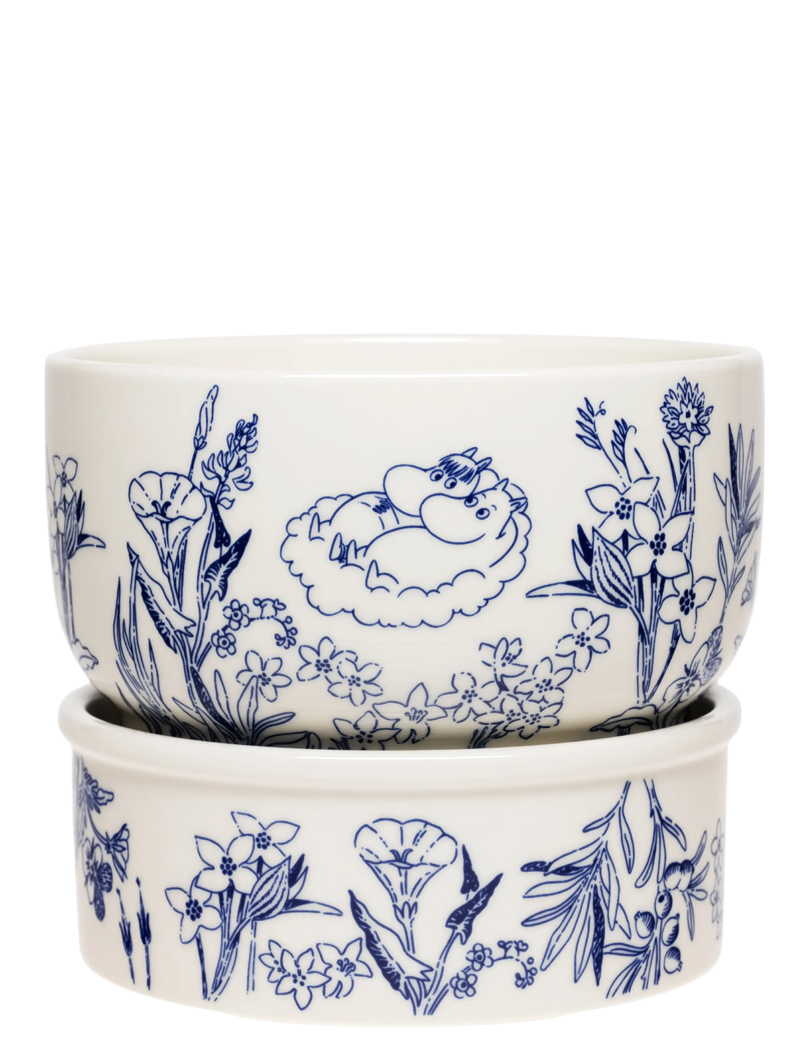 Arabia Moomin Plant Pot 170X150Mm Haru, 17X15 cm, Decoration, Blau - Flower Pots, Homeware