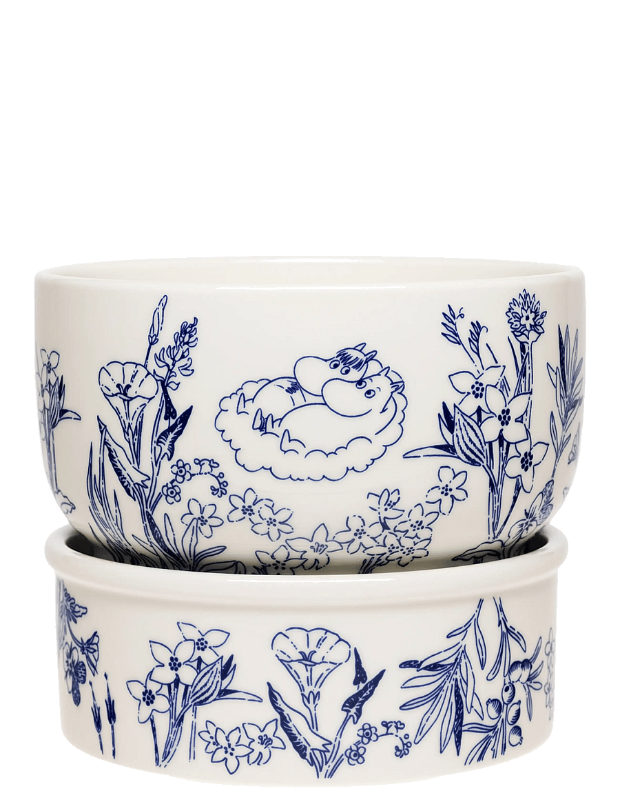 Arabia - Moomin plant pot 170x150mm Haru - lillepotid - white - 0