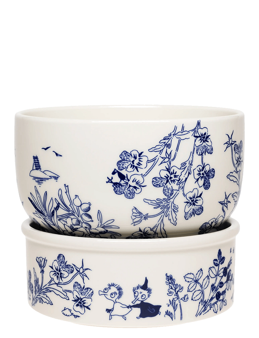 Arabia - Moomin plant pot 170x150mm Haru - lillepotid - white - 1