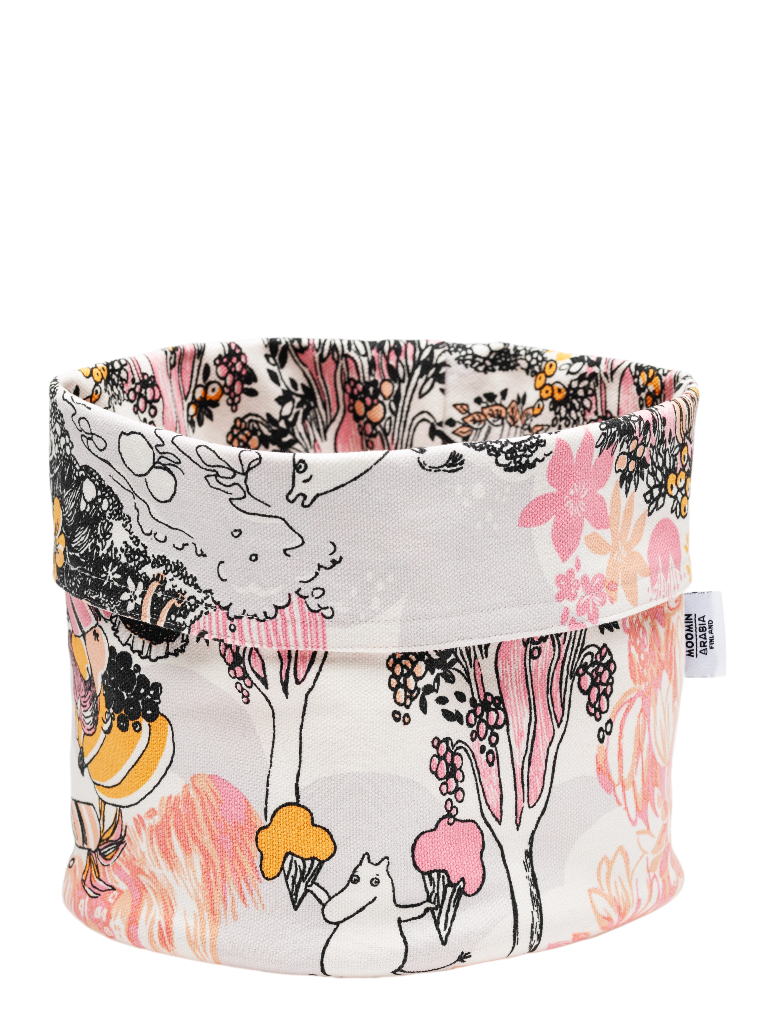 Arabia Moomin st.basket pink D20cm GOTS - Julklappar - MULTICOLOR / pink/rose