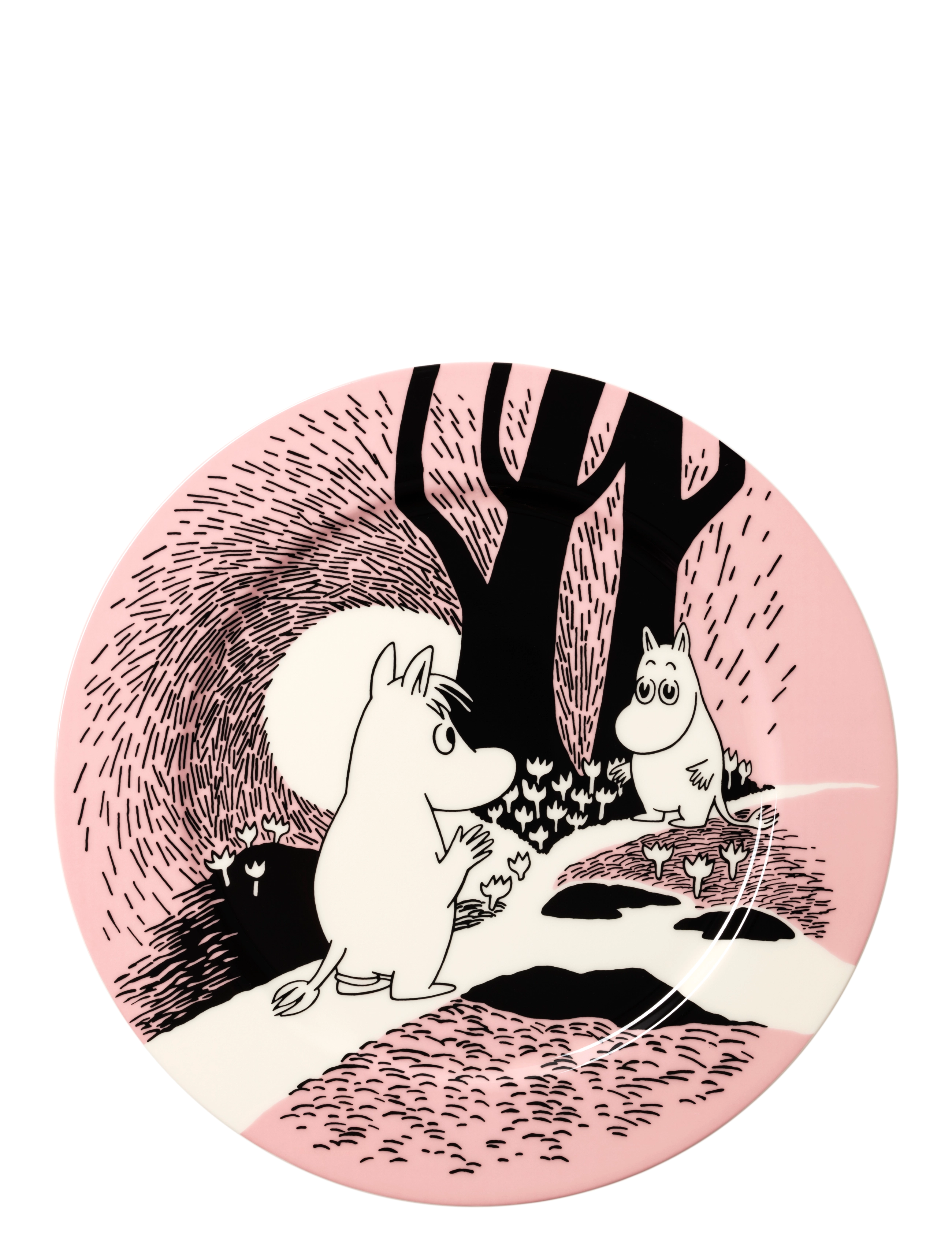 ARABIA Moomin Serving Plate 30Cm Love 30 Pink - 30 CM - Unisex