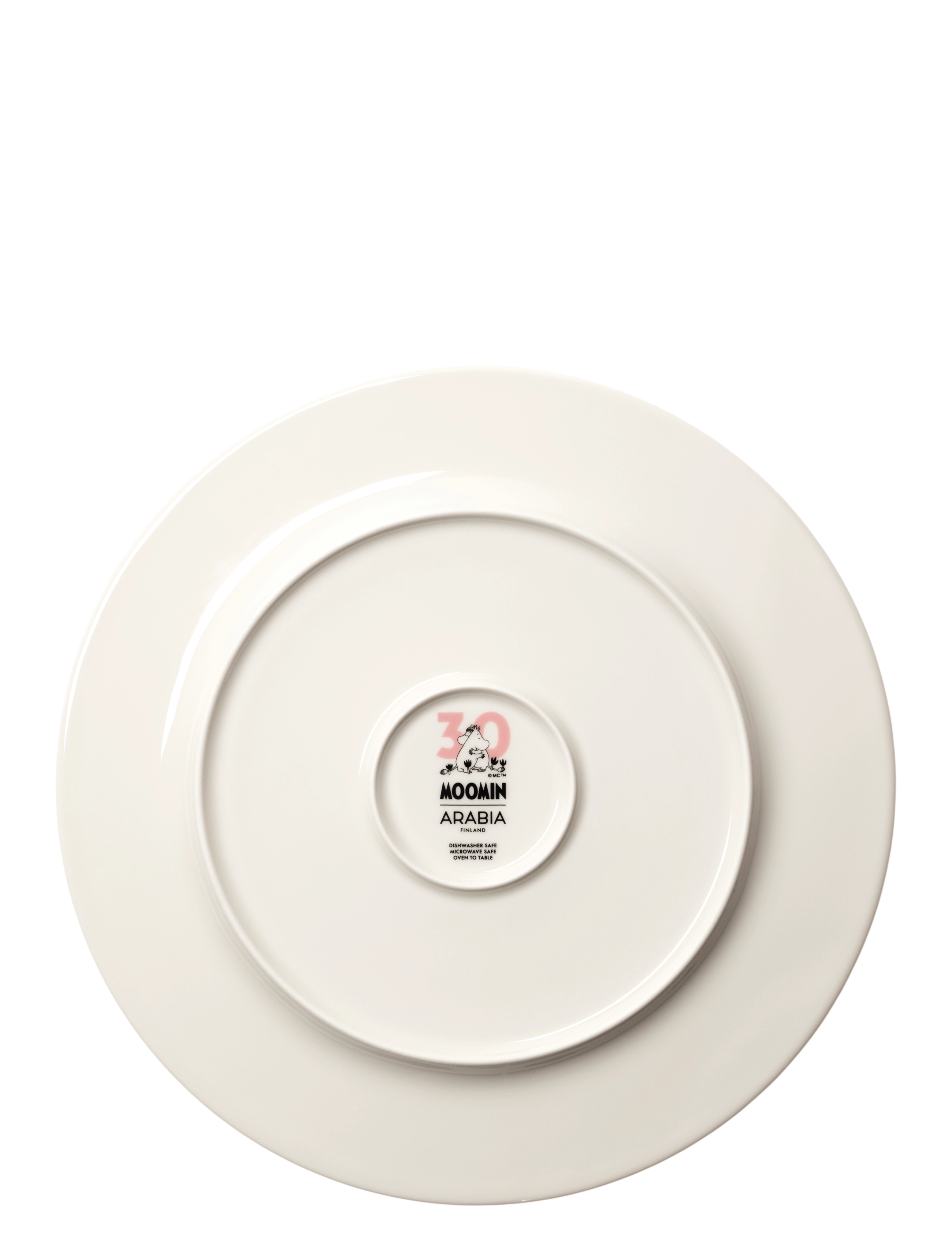 Arabia - Moomin serving plate 30cm Love 30 - servierplatten - pink - 1