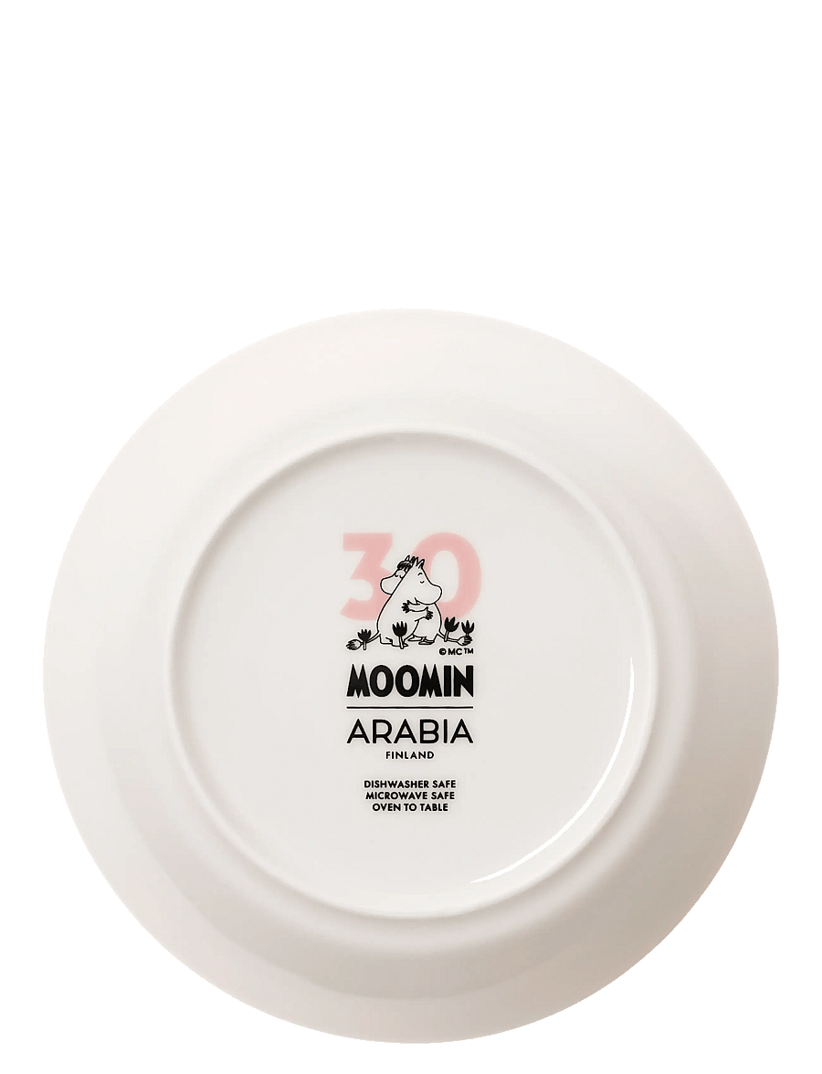 Arabia - Moomin saucer 15cm Love 30 - tiefe teller - pink - 2