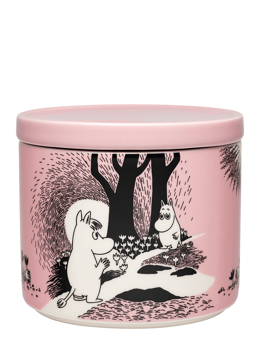 Arabia - Moomin jar 0,7L Love 30 - die niedrigsten preise - pink - 1