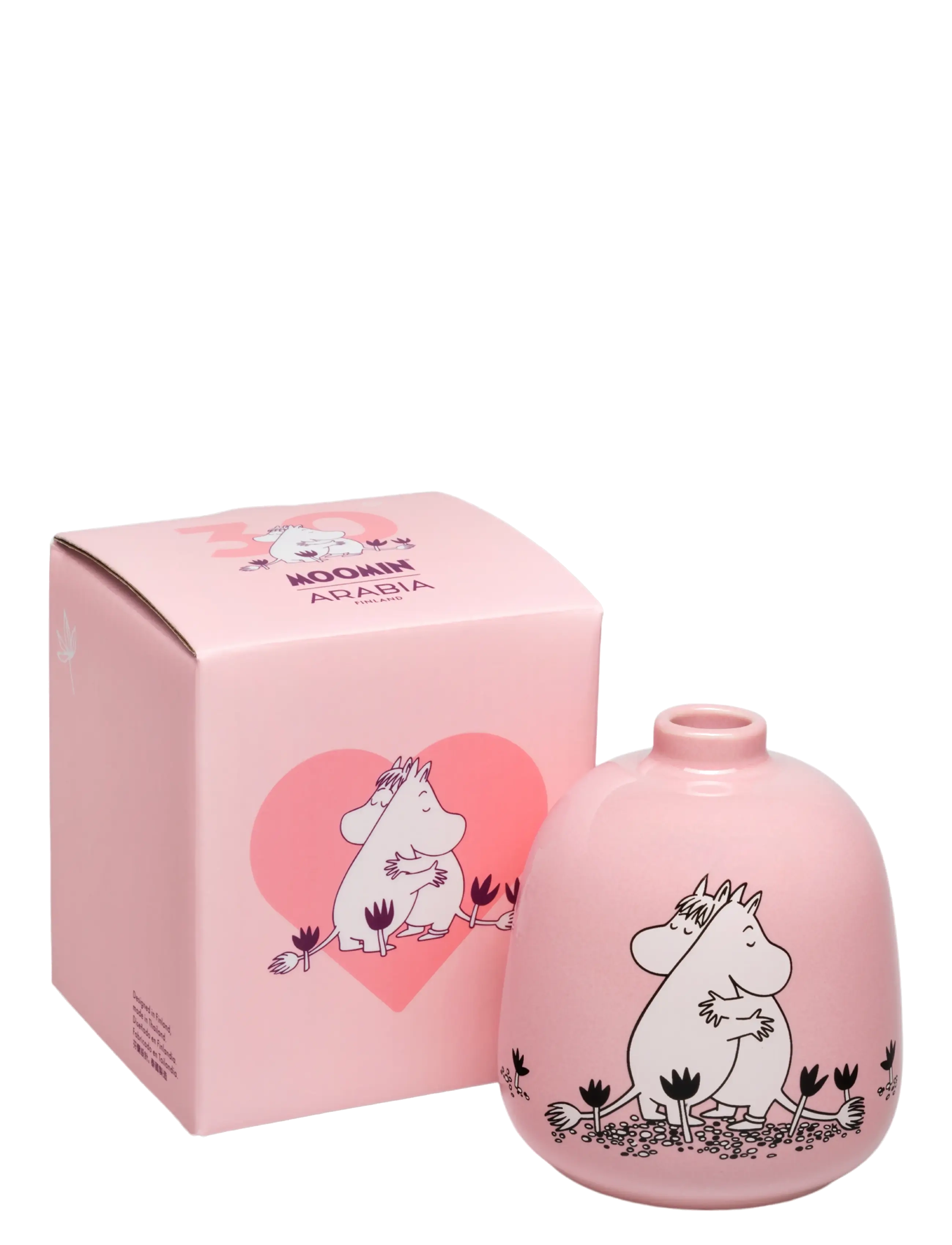 Arabia - Moomin vase 83mm Love - pink - 1