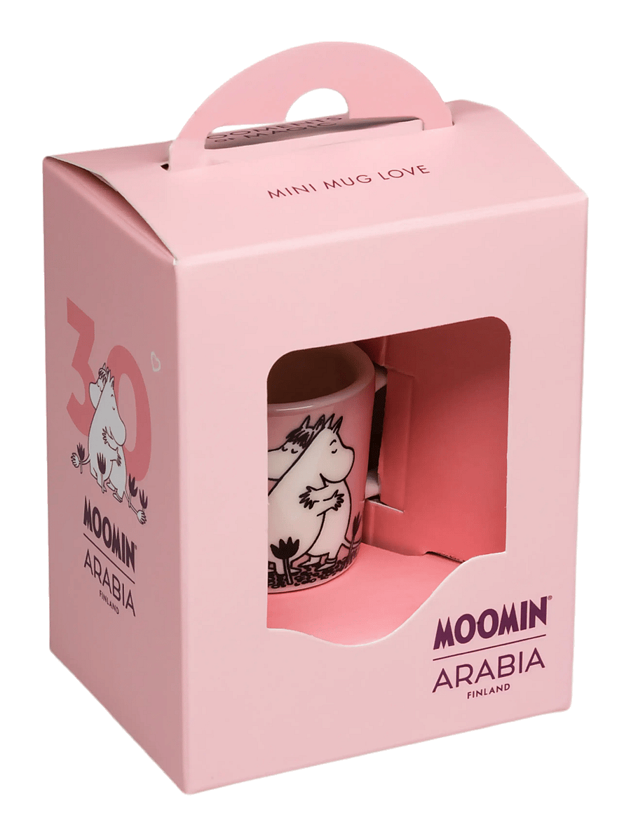 Arabia - Moomin mini mug Love Box - espressotassid - pink - 2