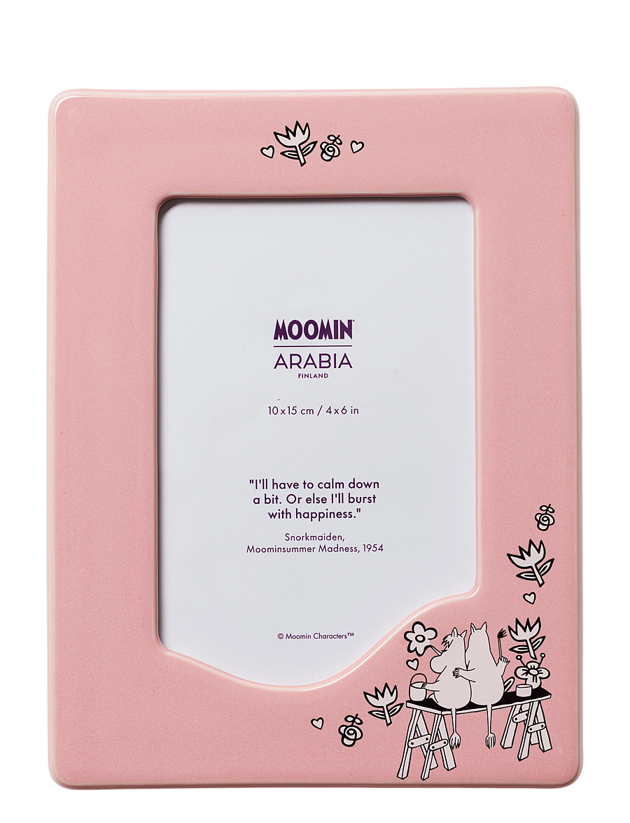 Arabia - Moomin photo frame 100x150mm Love - fotorāmji - pink - 0